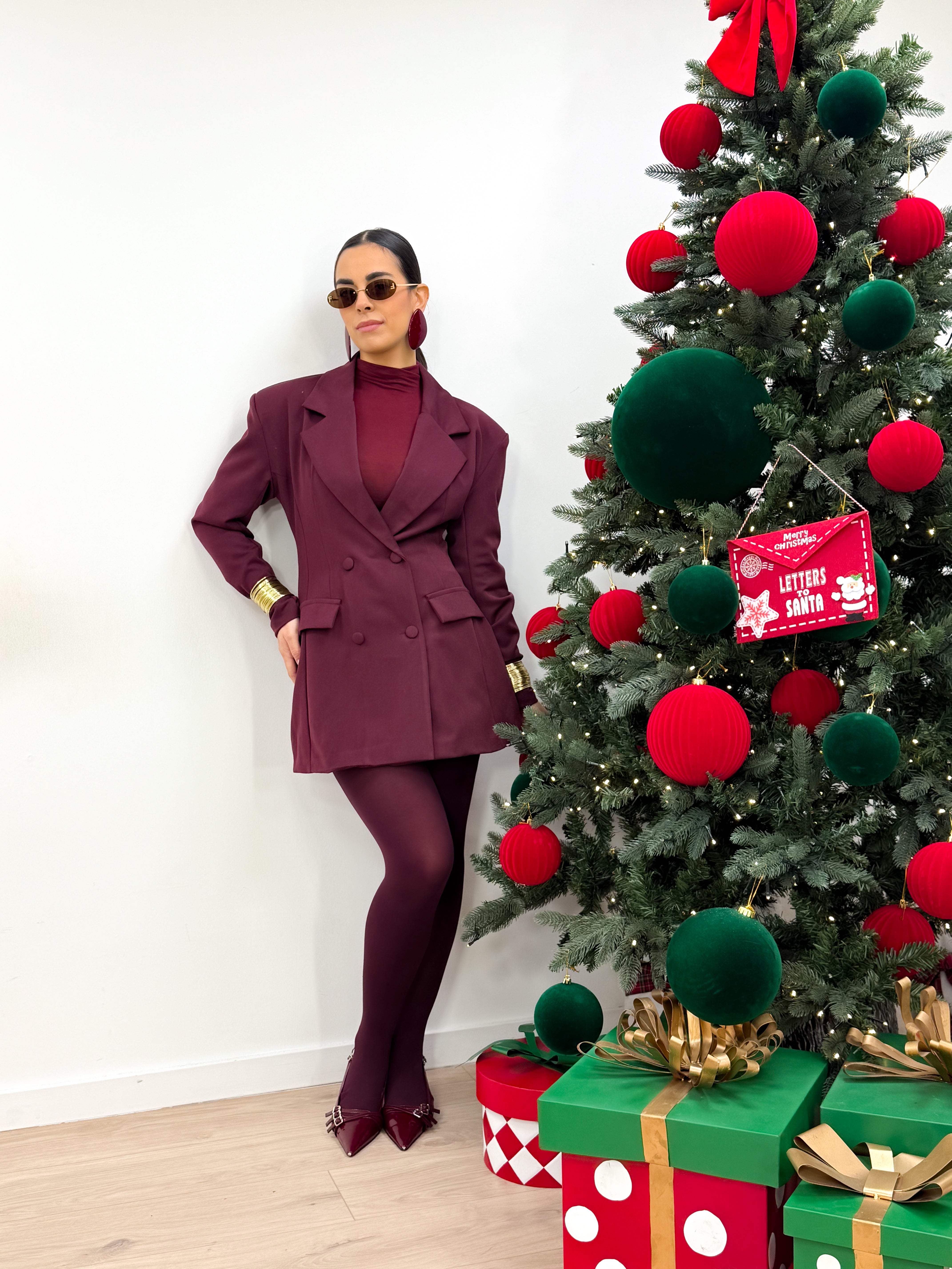 Abito Blazer Bordeaux