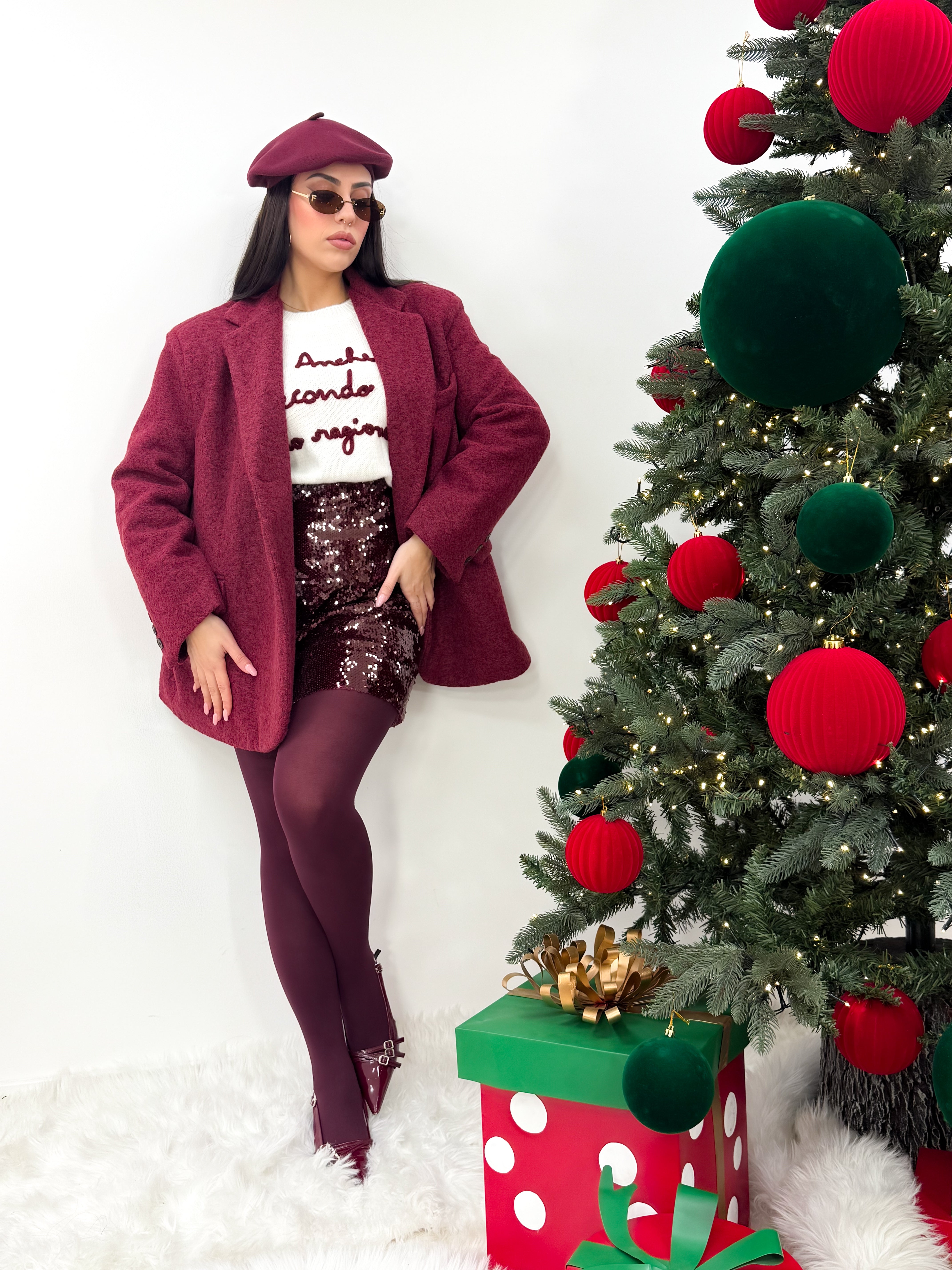 Giacca Eiffeul Bordeaux