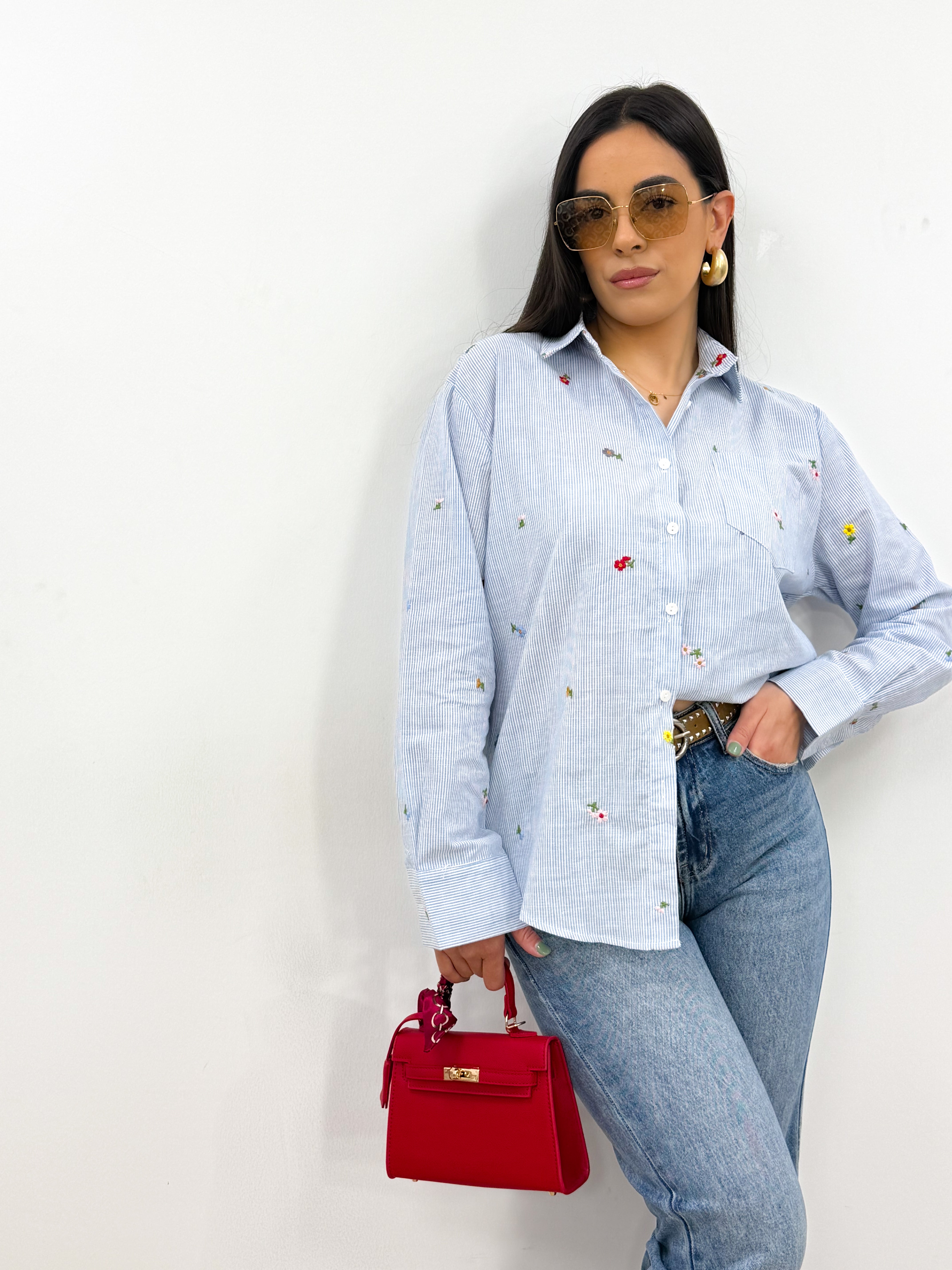 Camicia SPRING MOOD azzurro