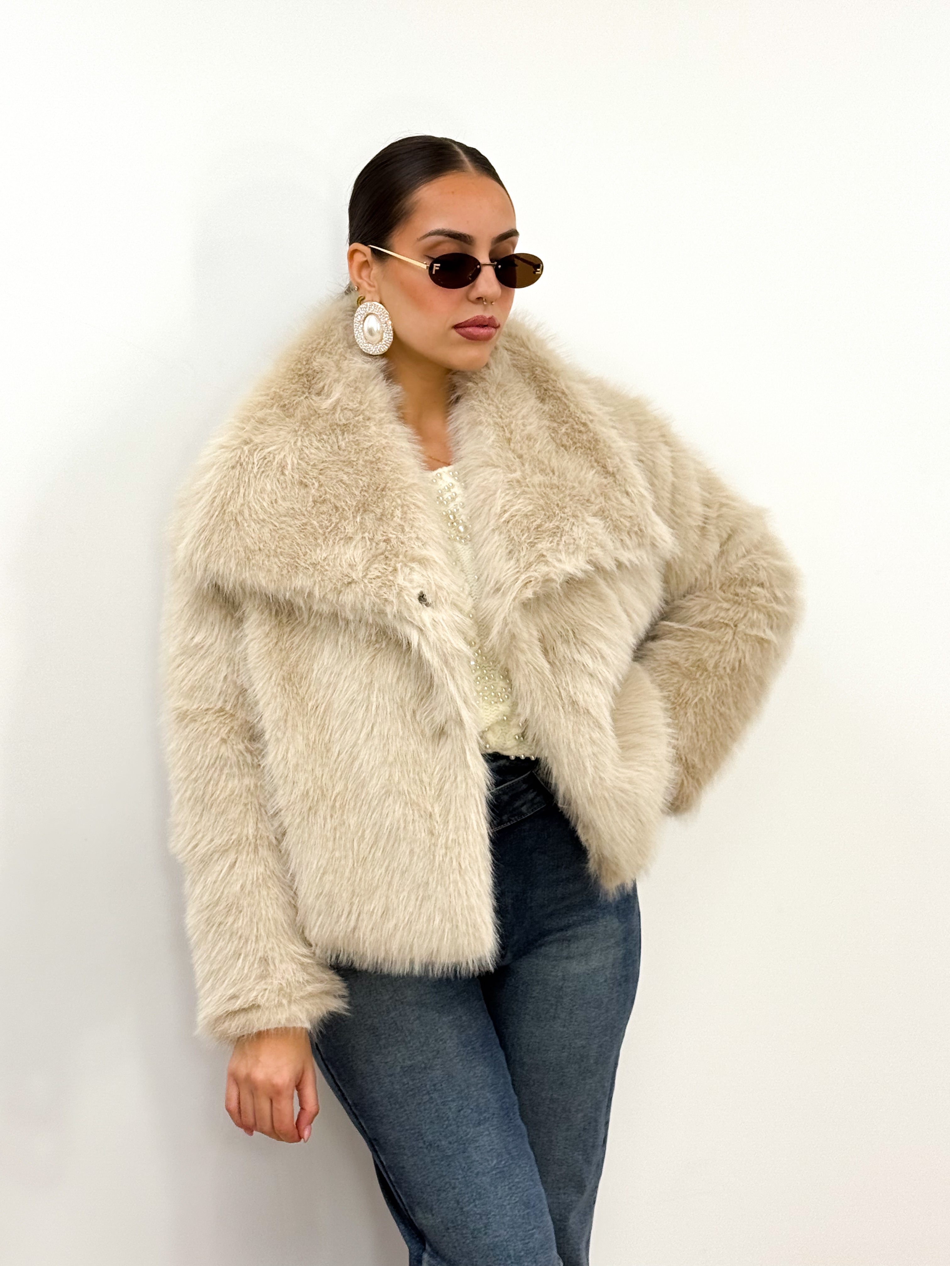 Pelliccia Elsa Panna