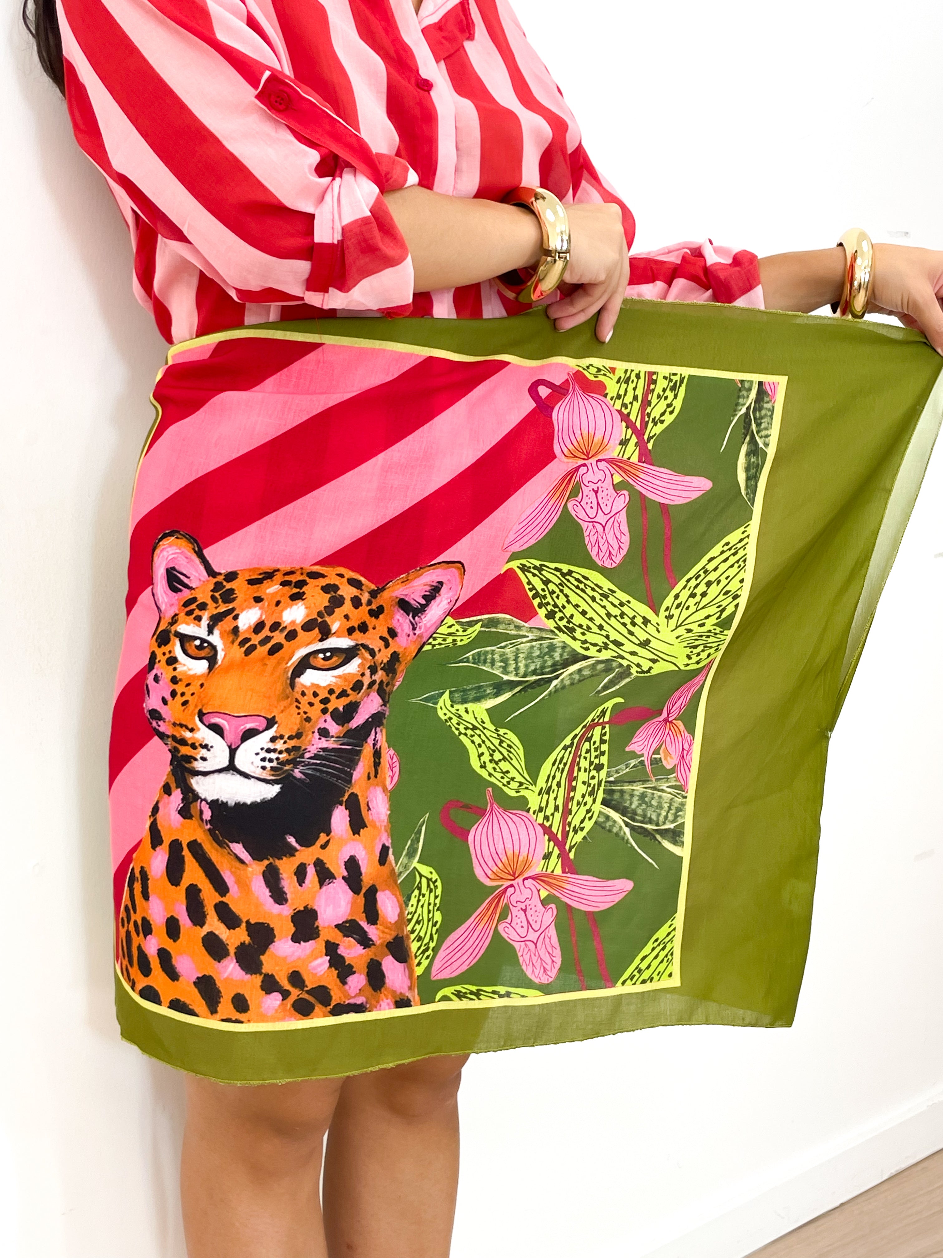Gonna pareo DISCO LEOPARD