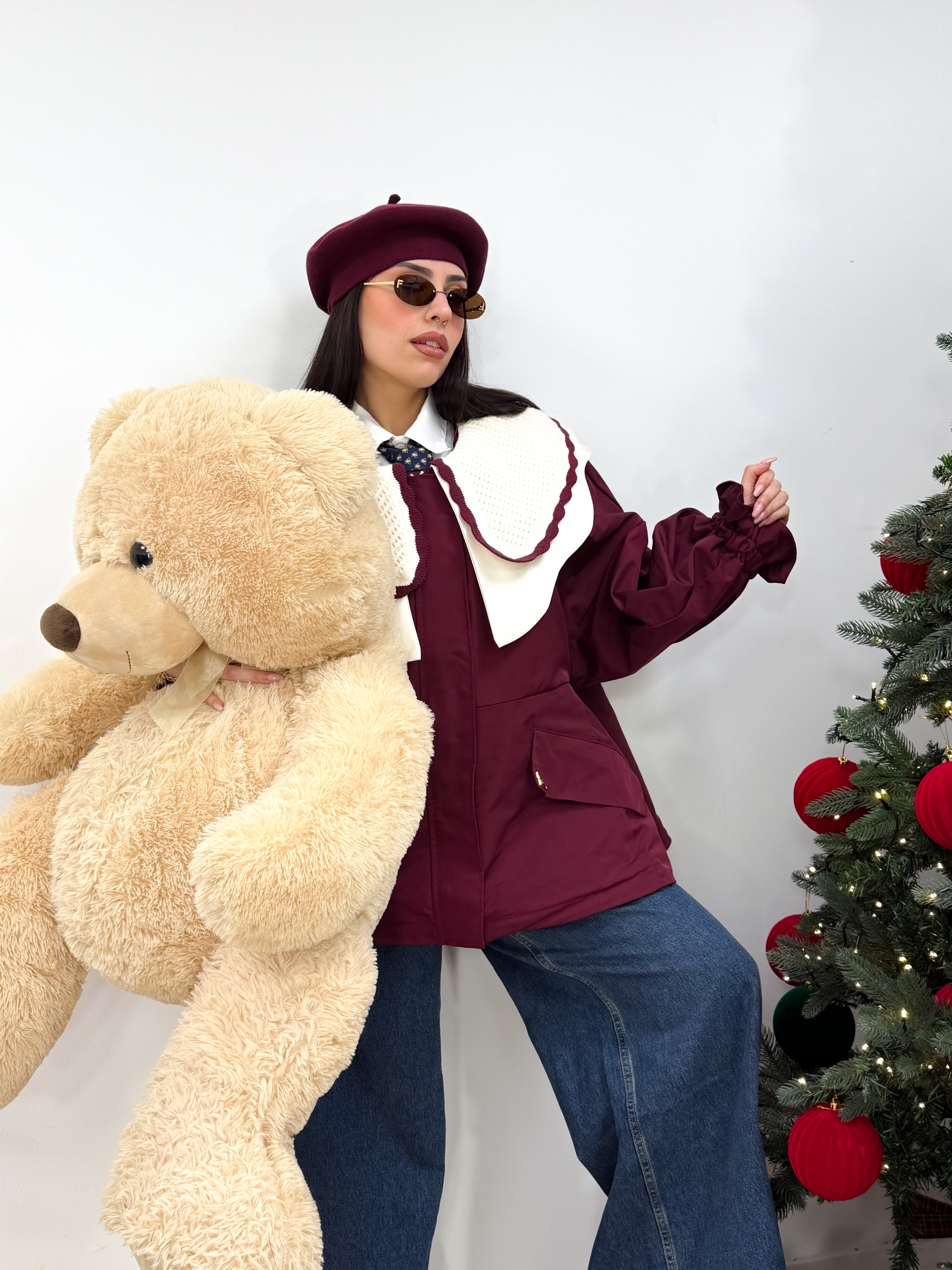 Giubbino Bridgerton Bordeaux