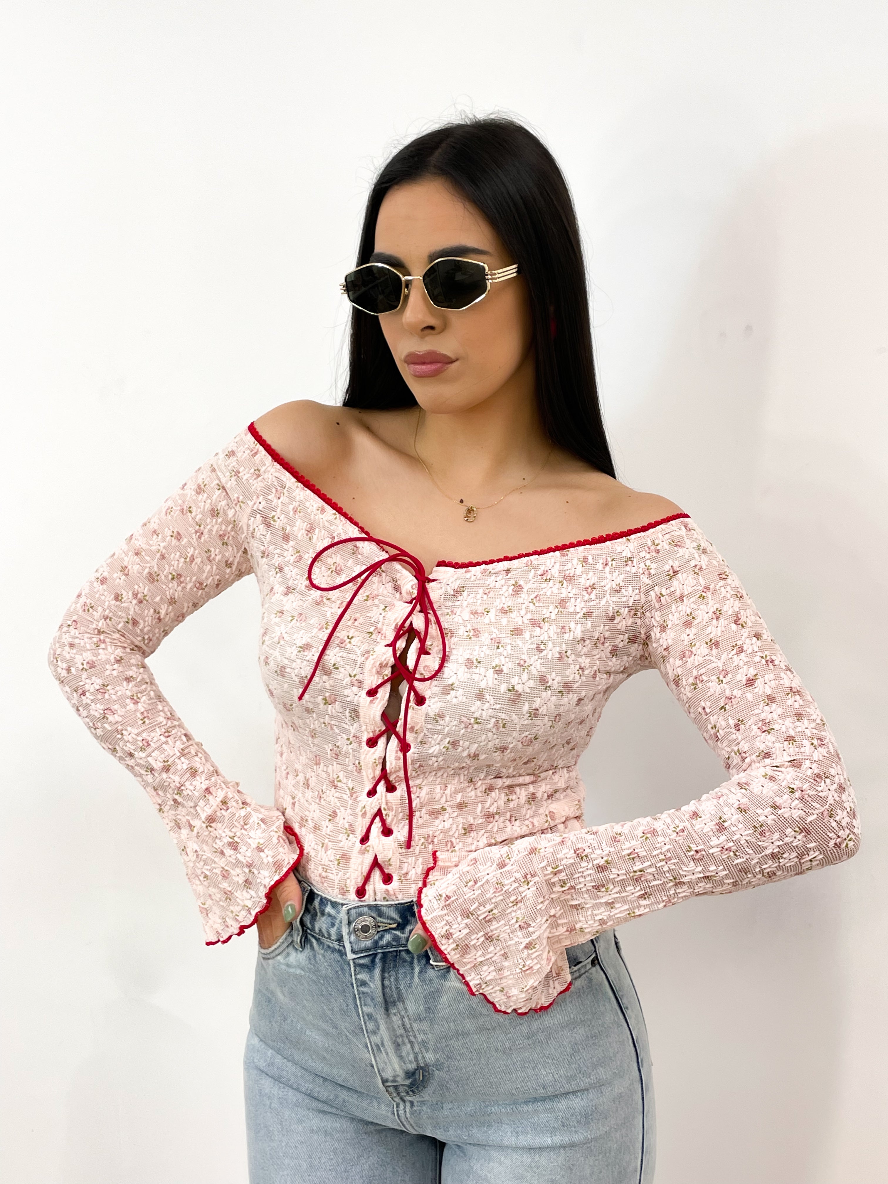 Top ROXY rosso/rosa