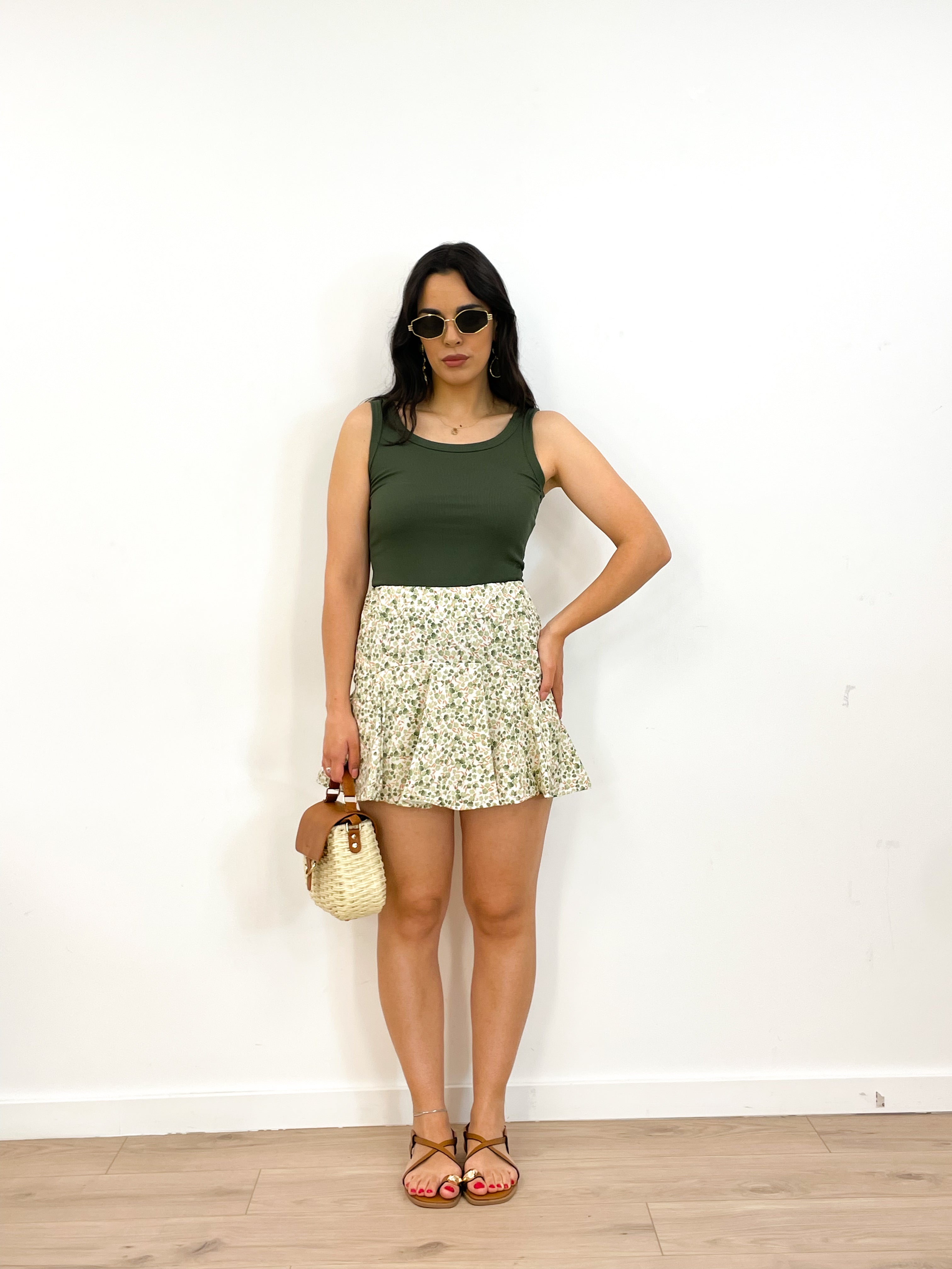 Canotta BASIC verde militare