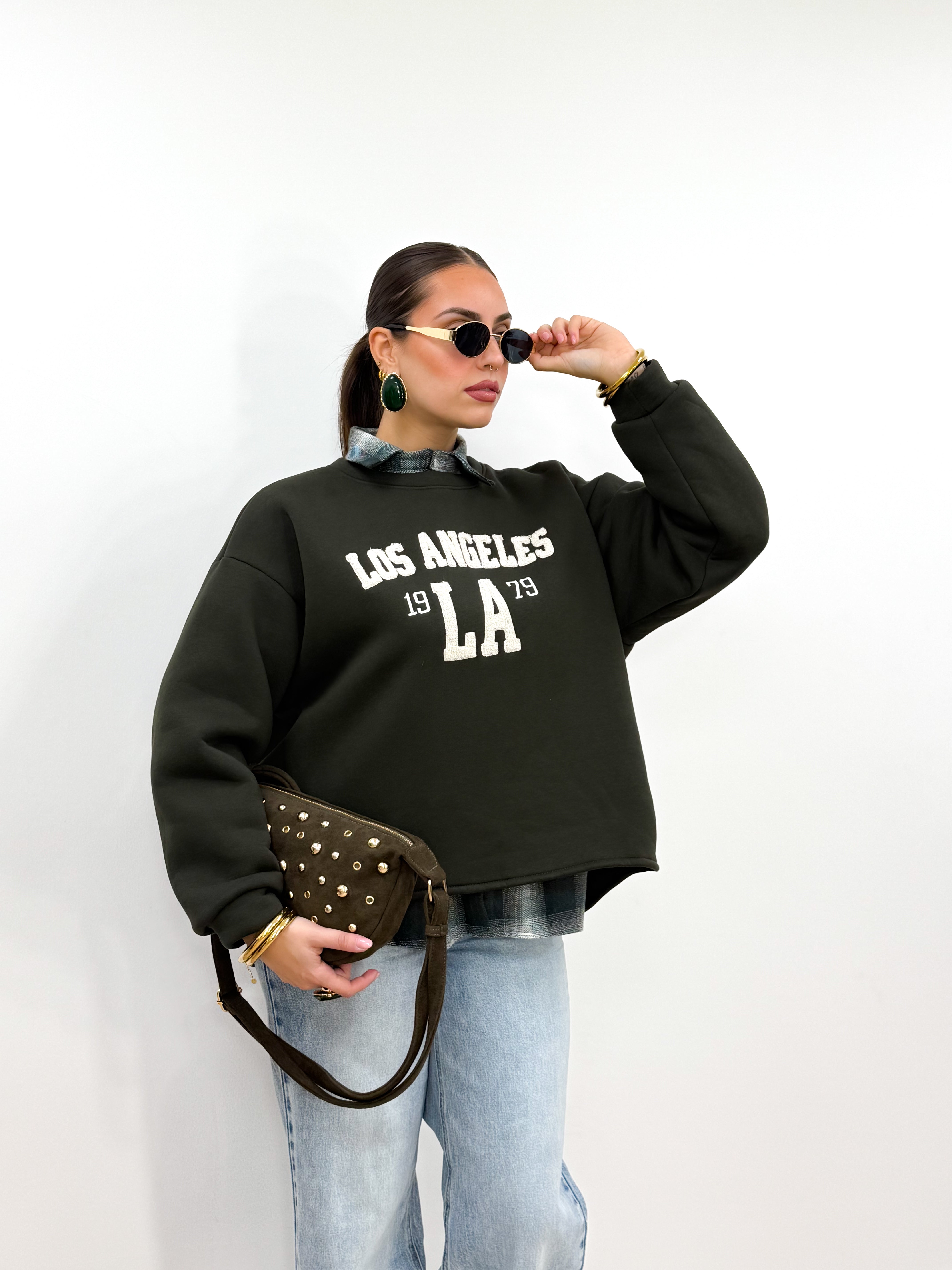 Felpa Los Angeles Verde