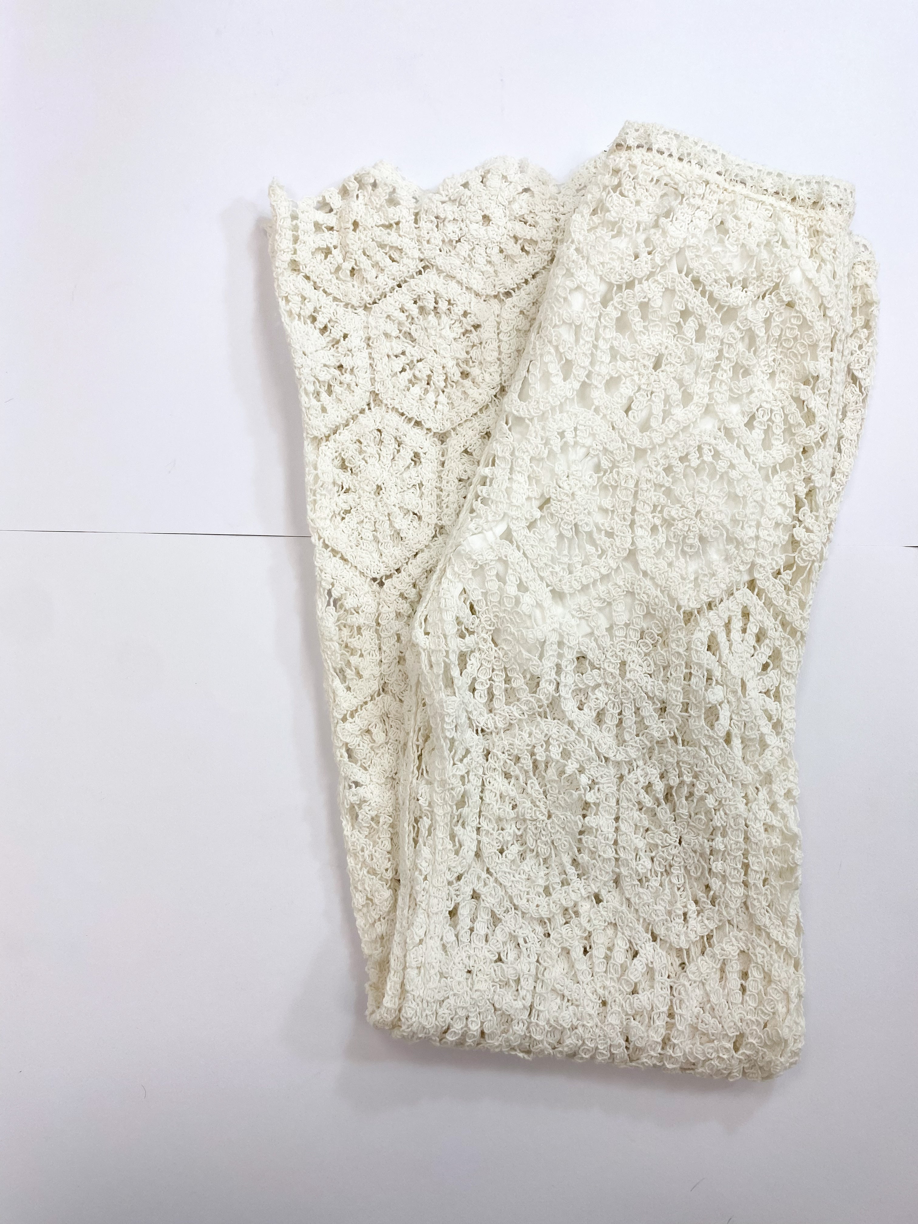 Pantalone CROCHET bianco
