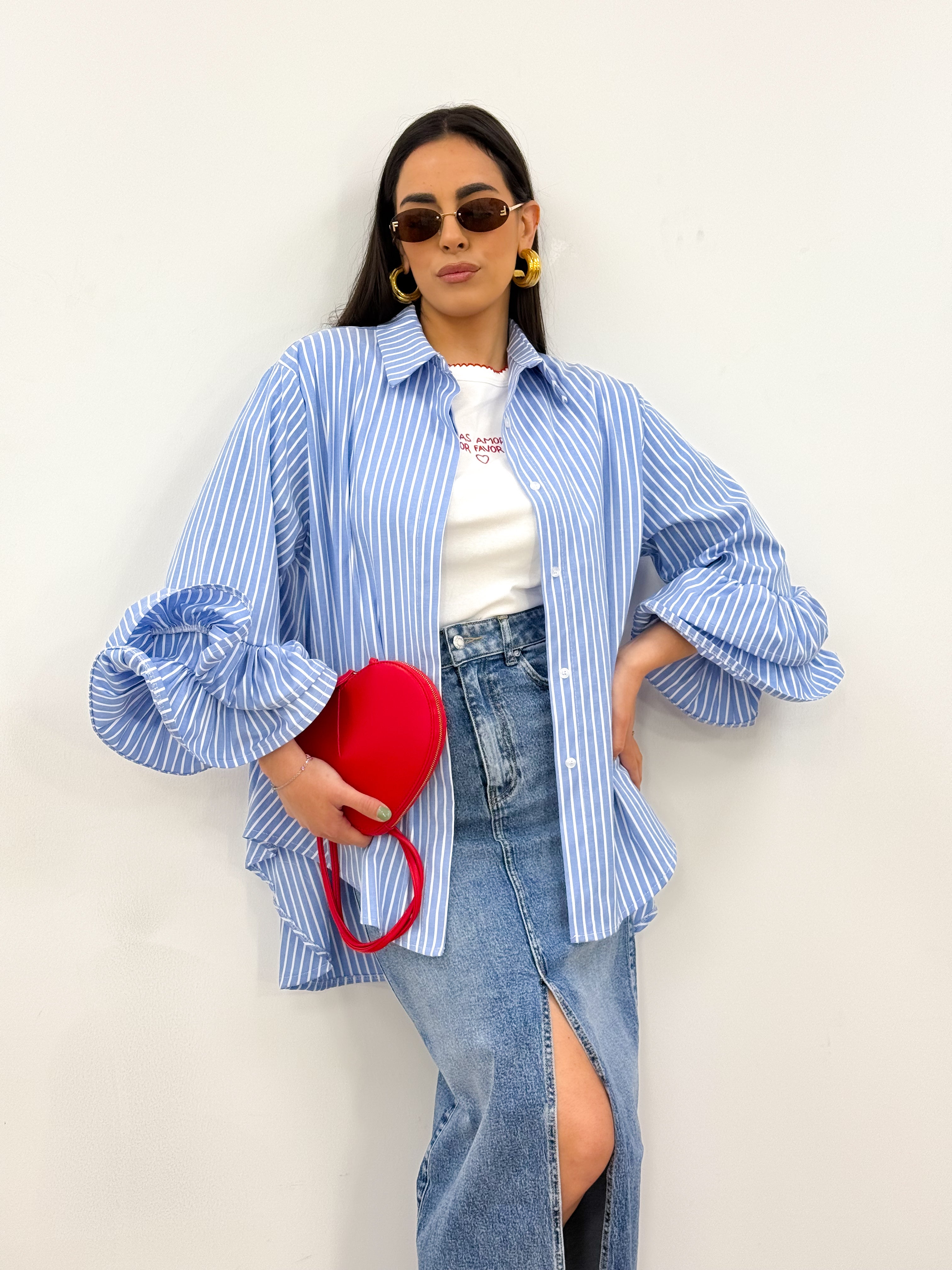 Camicia ROUCHES celeste
