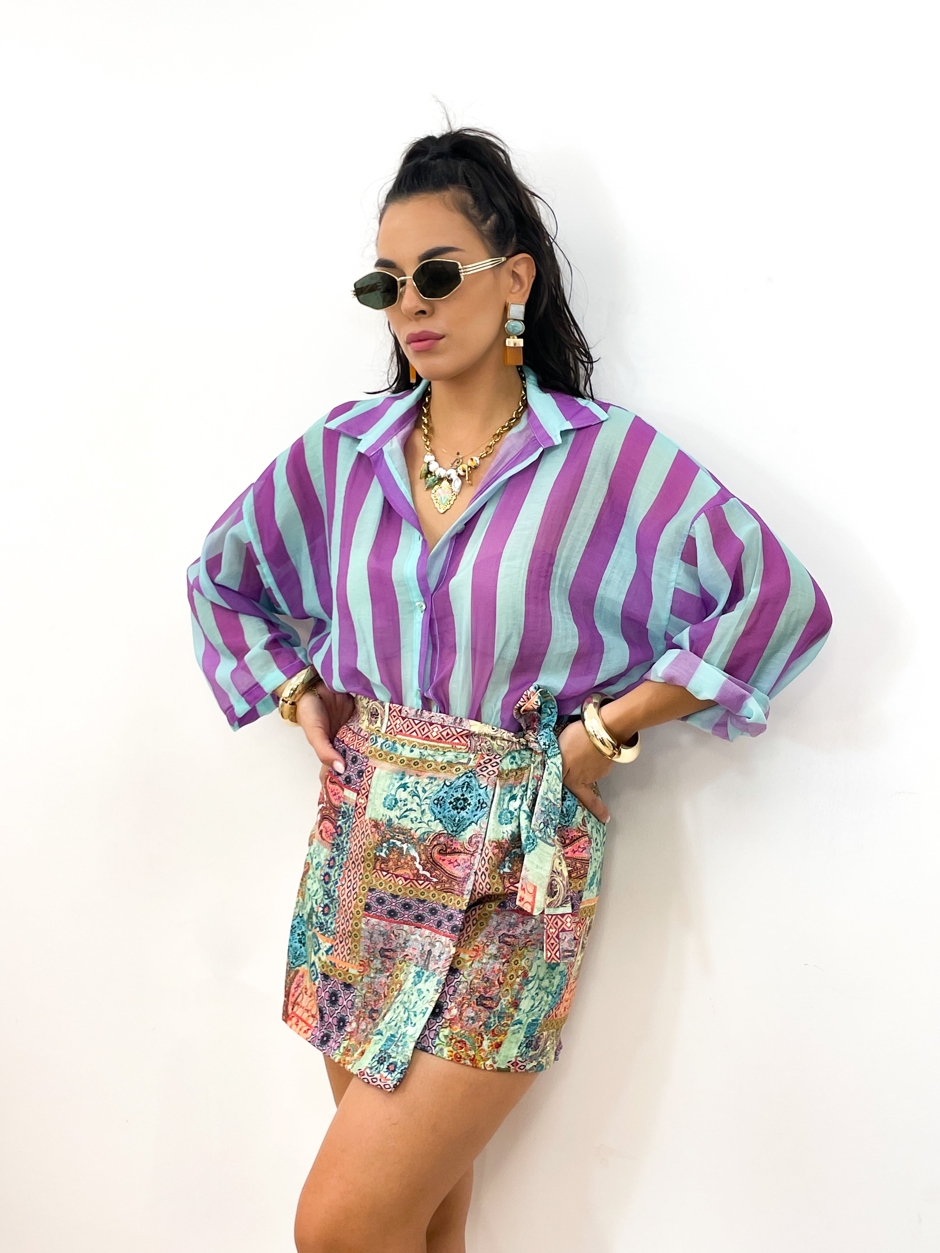 Camicia DOLL tiffany/viola