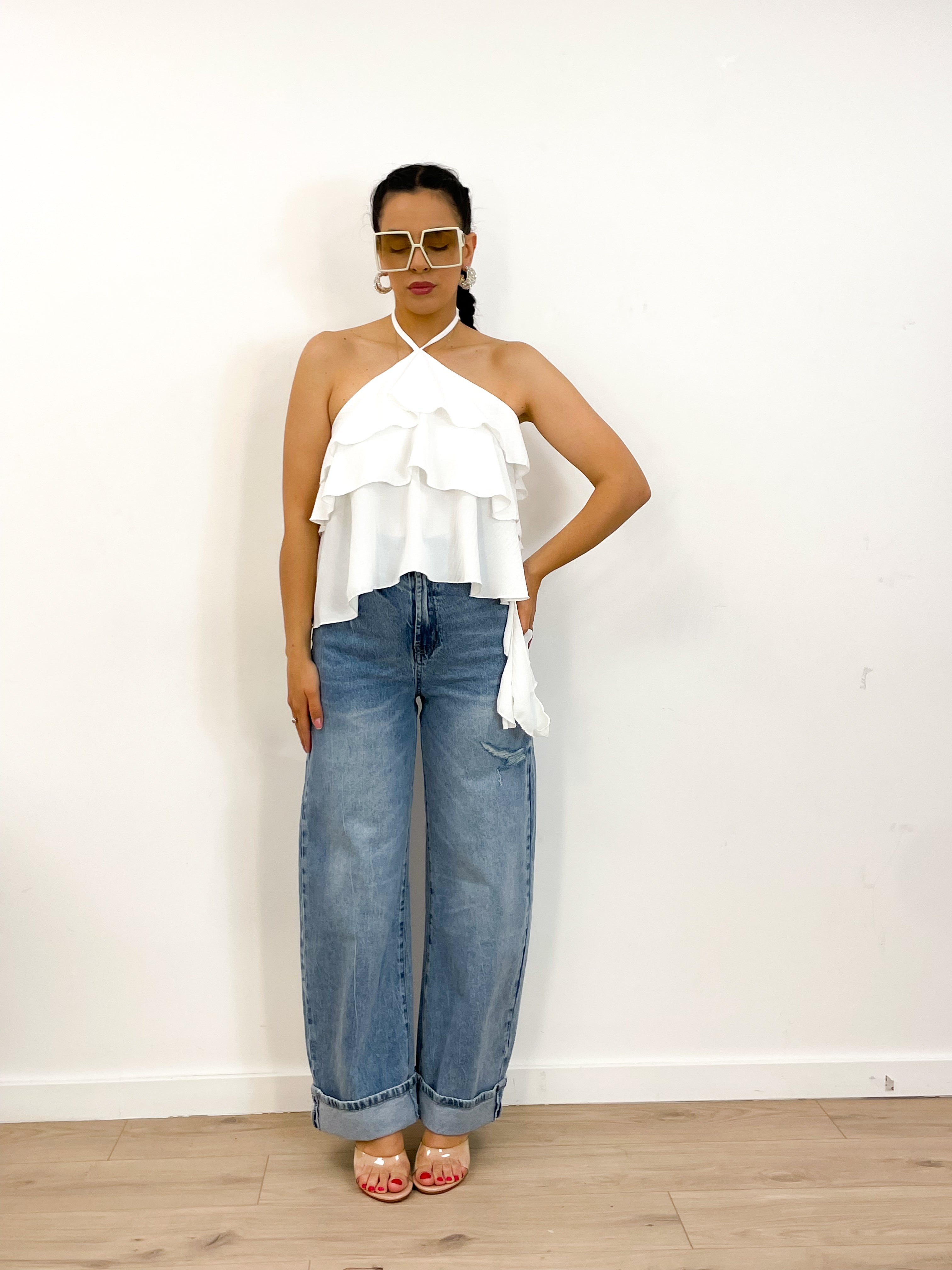 Top CECILY bianco