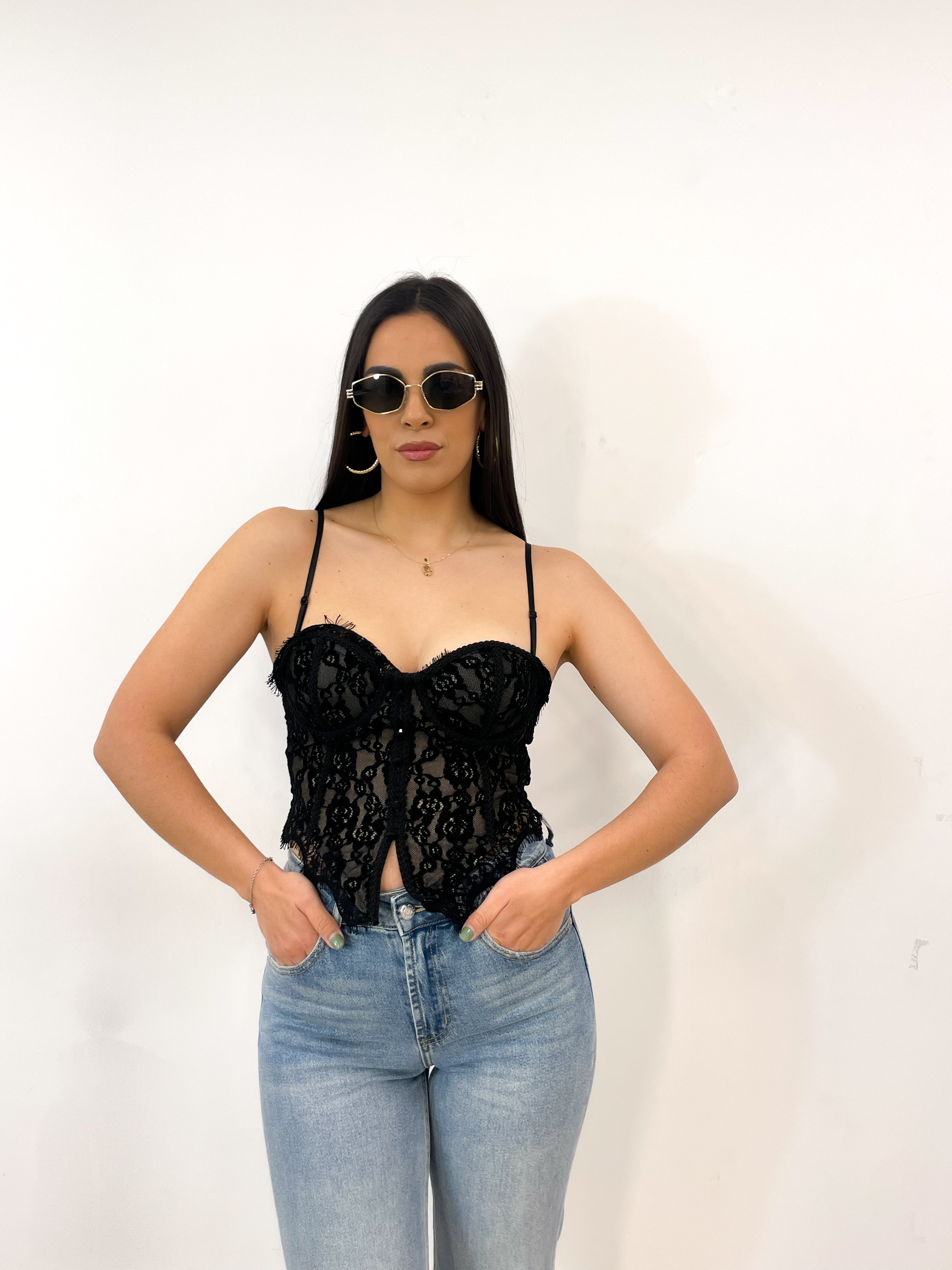 Corpetto SOFT GLAM nero