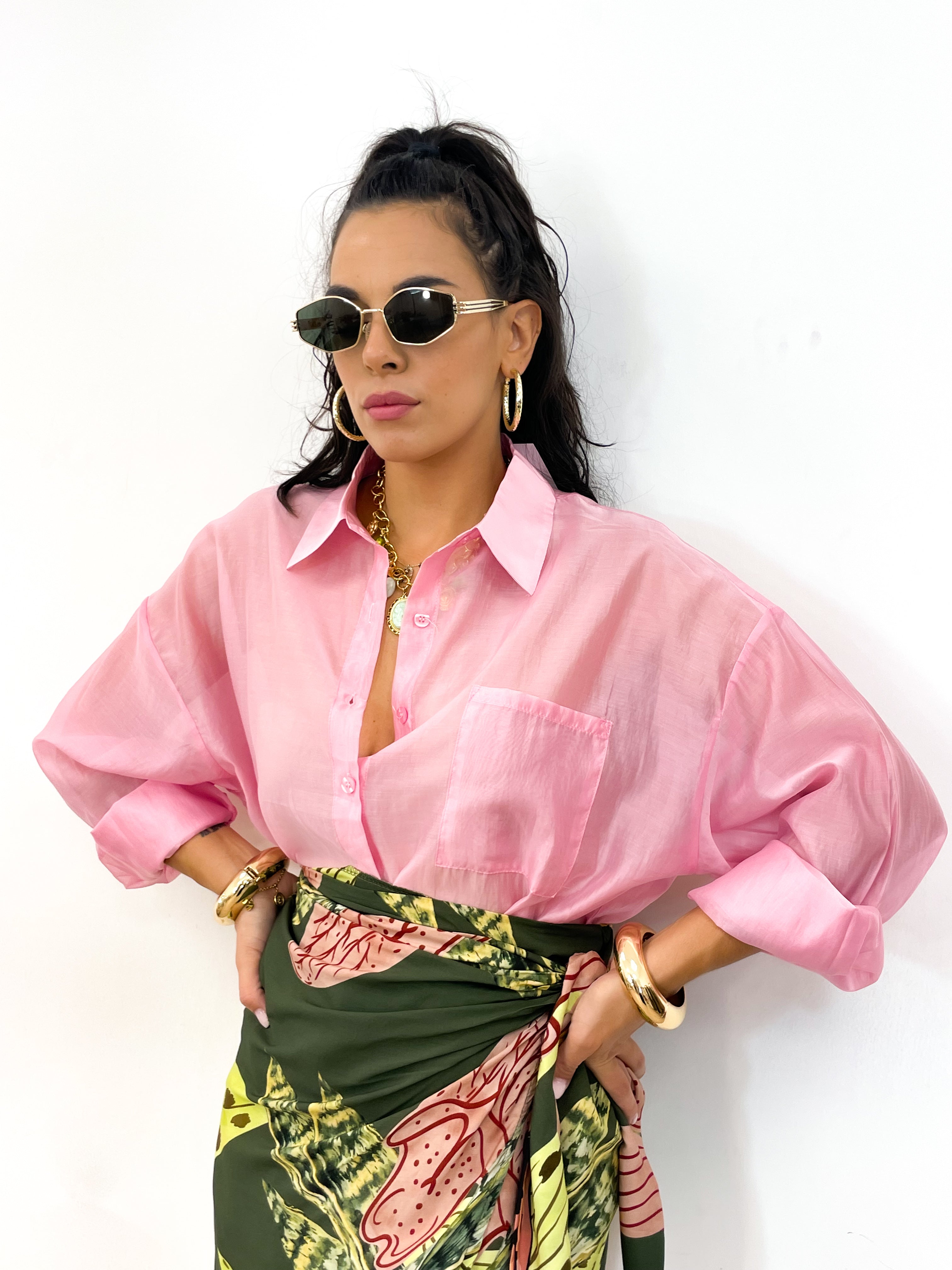 Camicia helena rosa