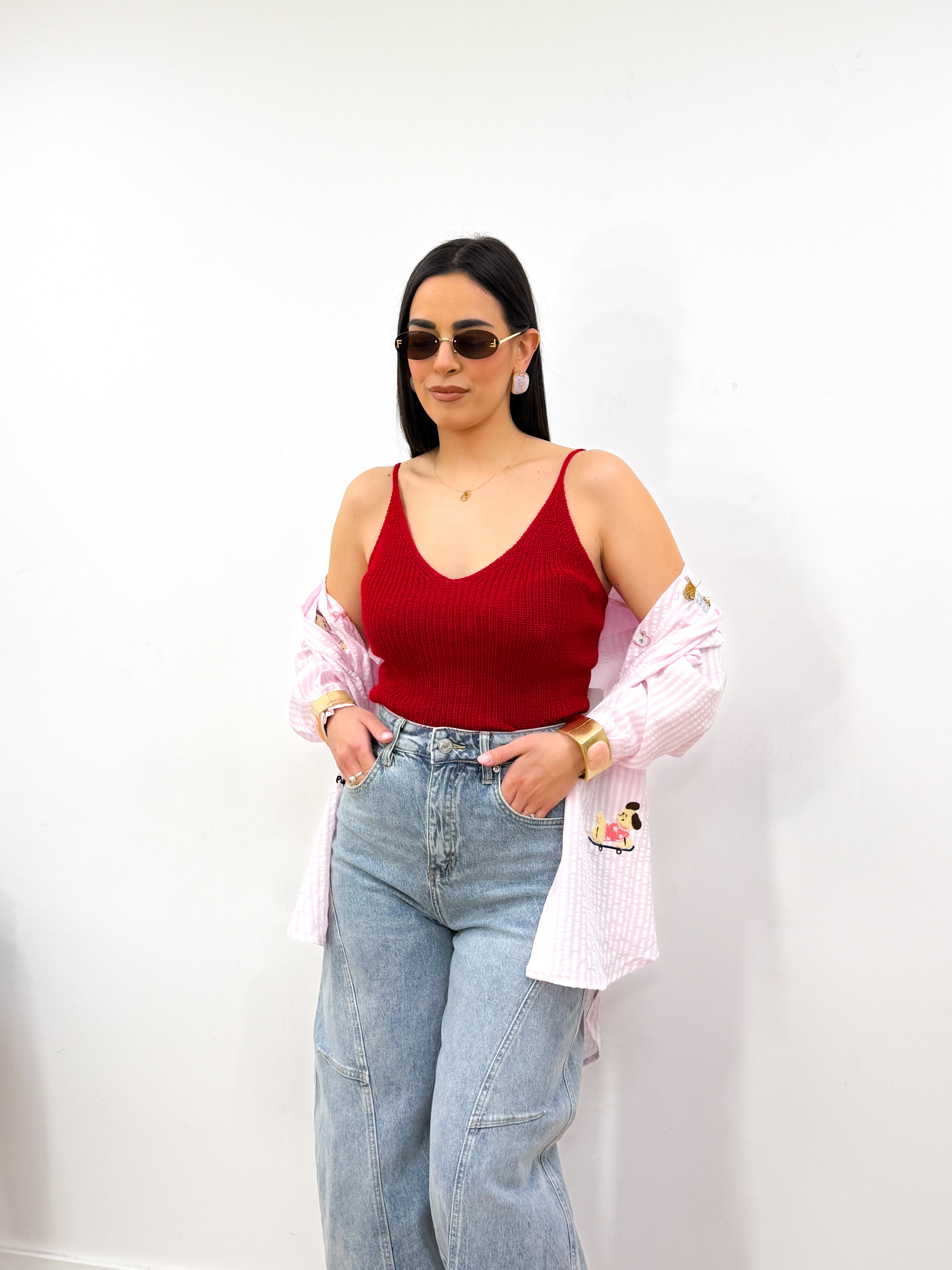 Top filo rosso