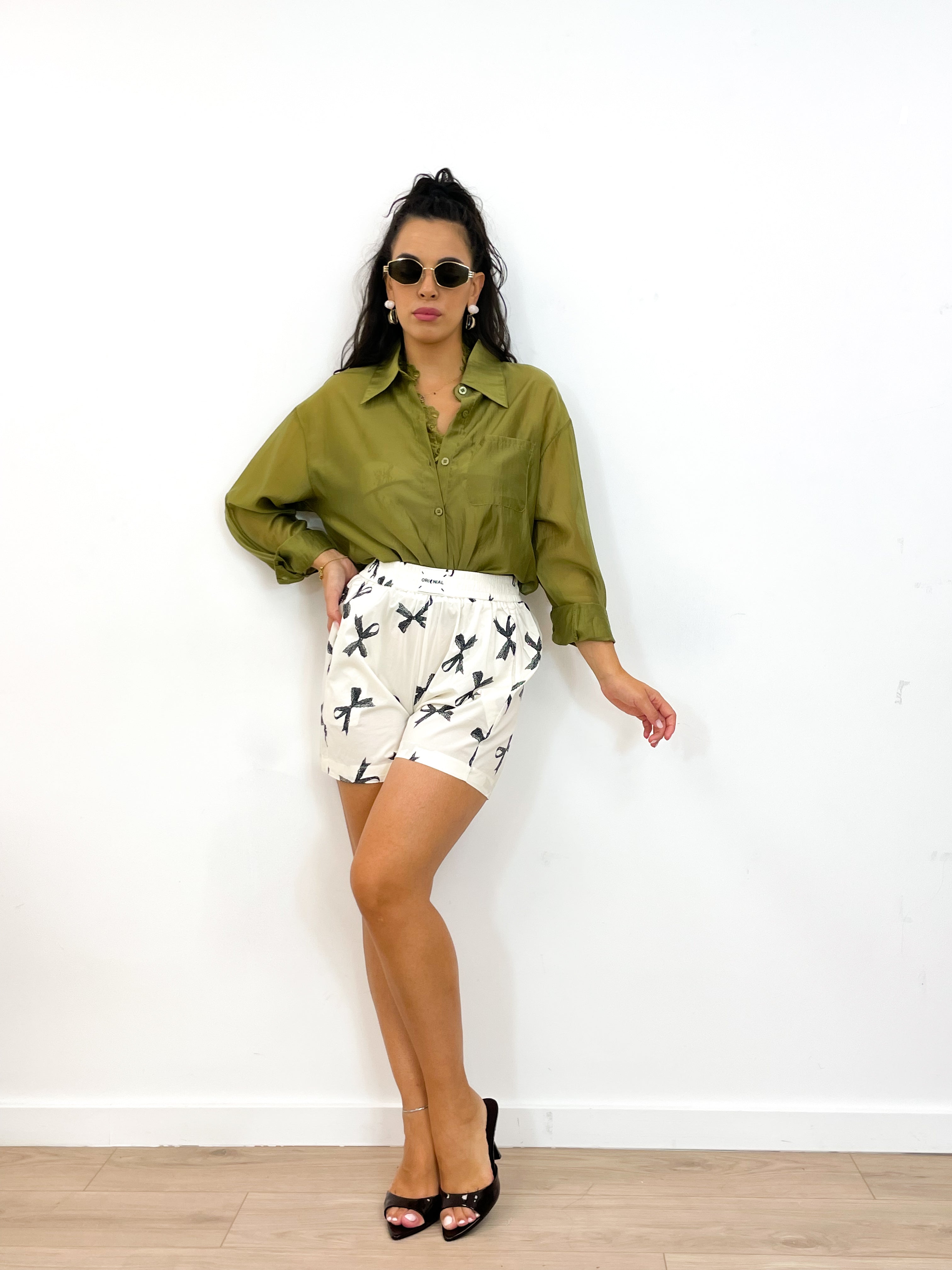 Camicia+top AURA verde acido