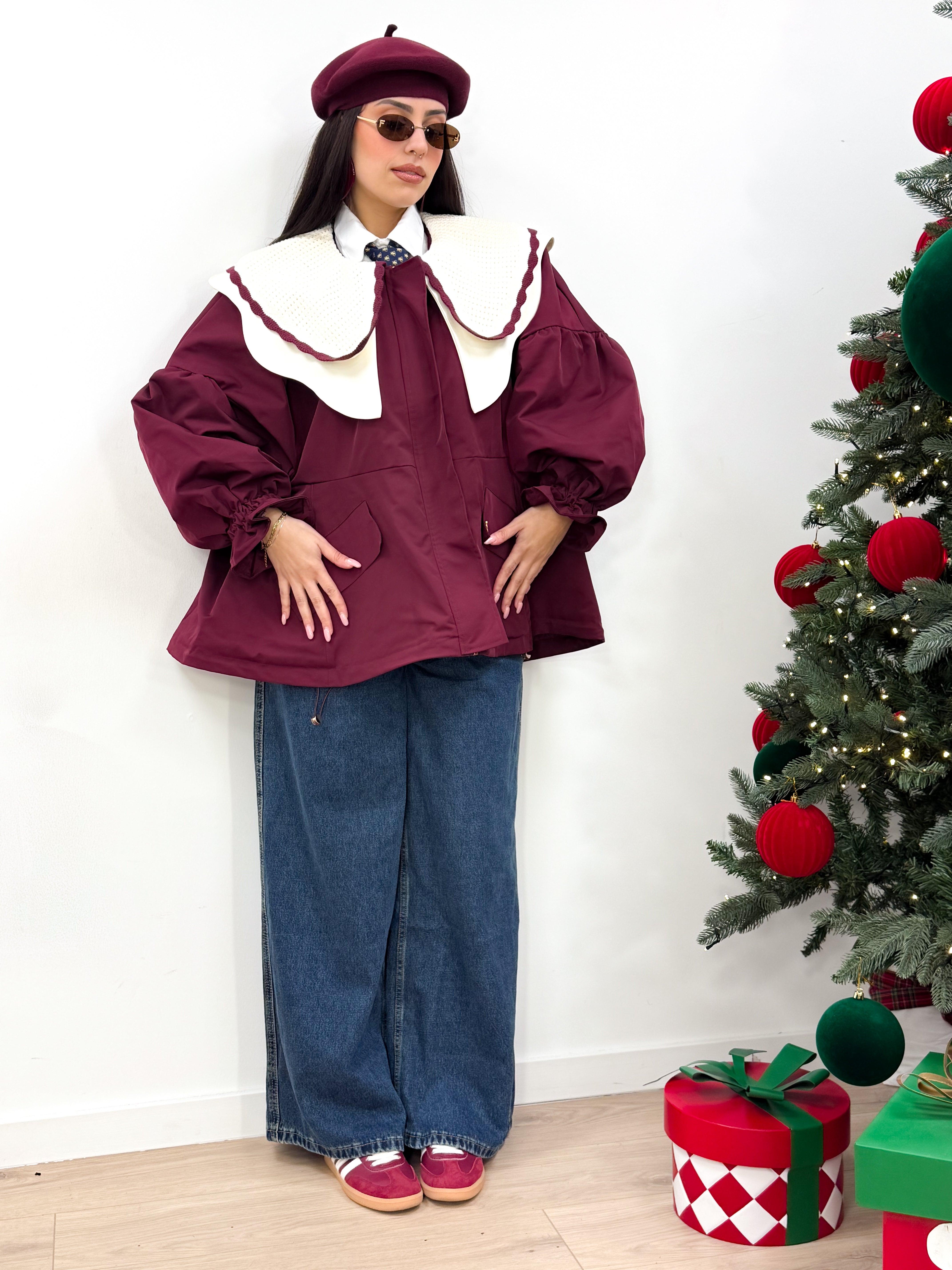 Giubbino Bridgerton Bordeaux