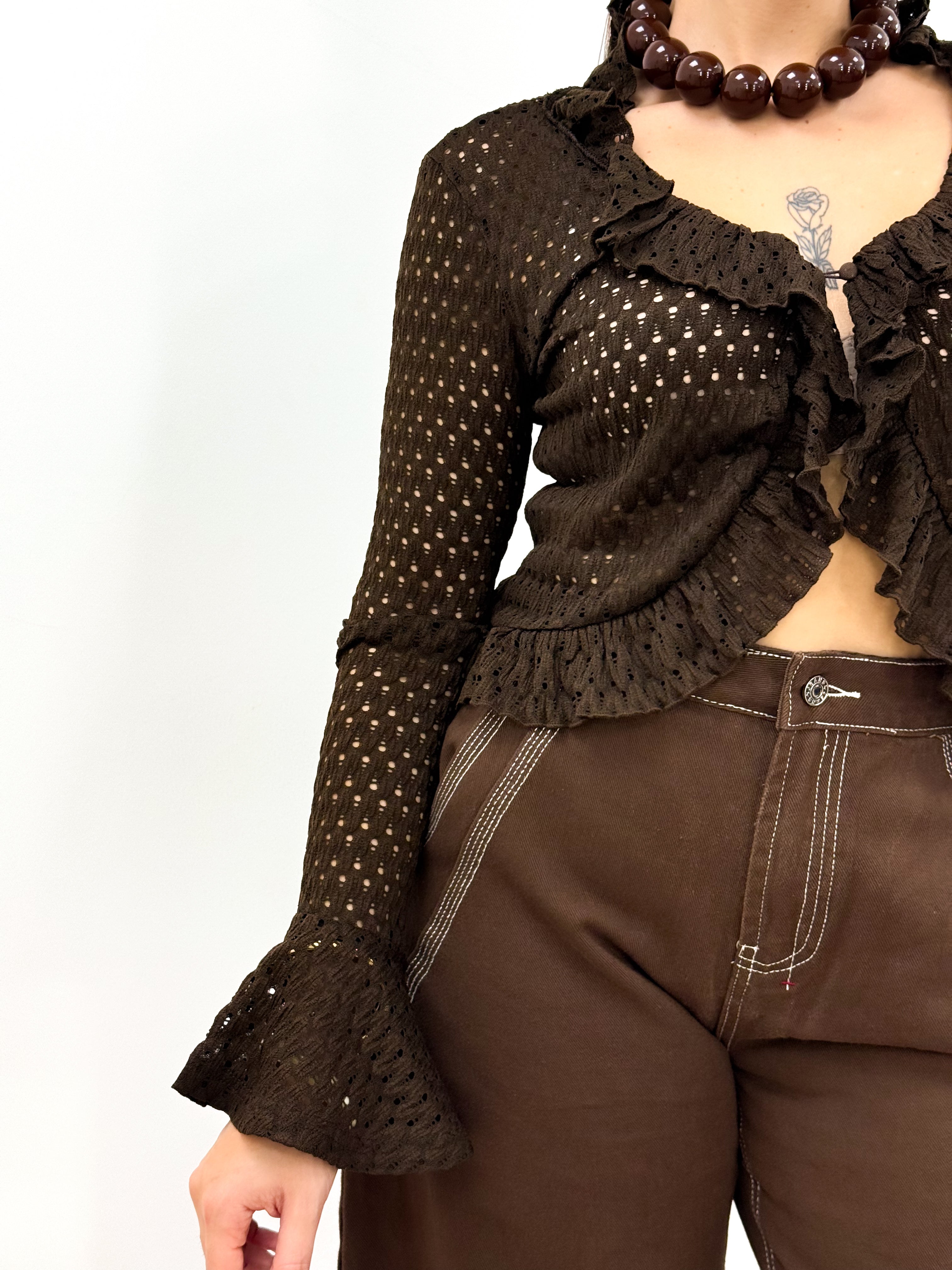 Maglia Lises Marrone