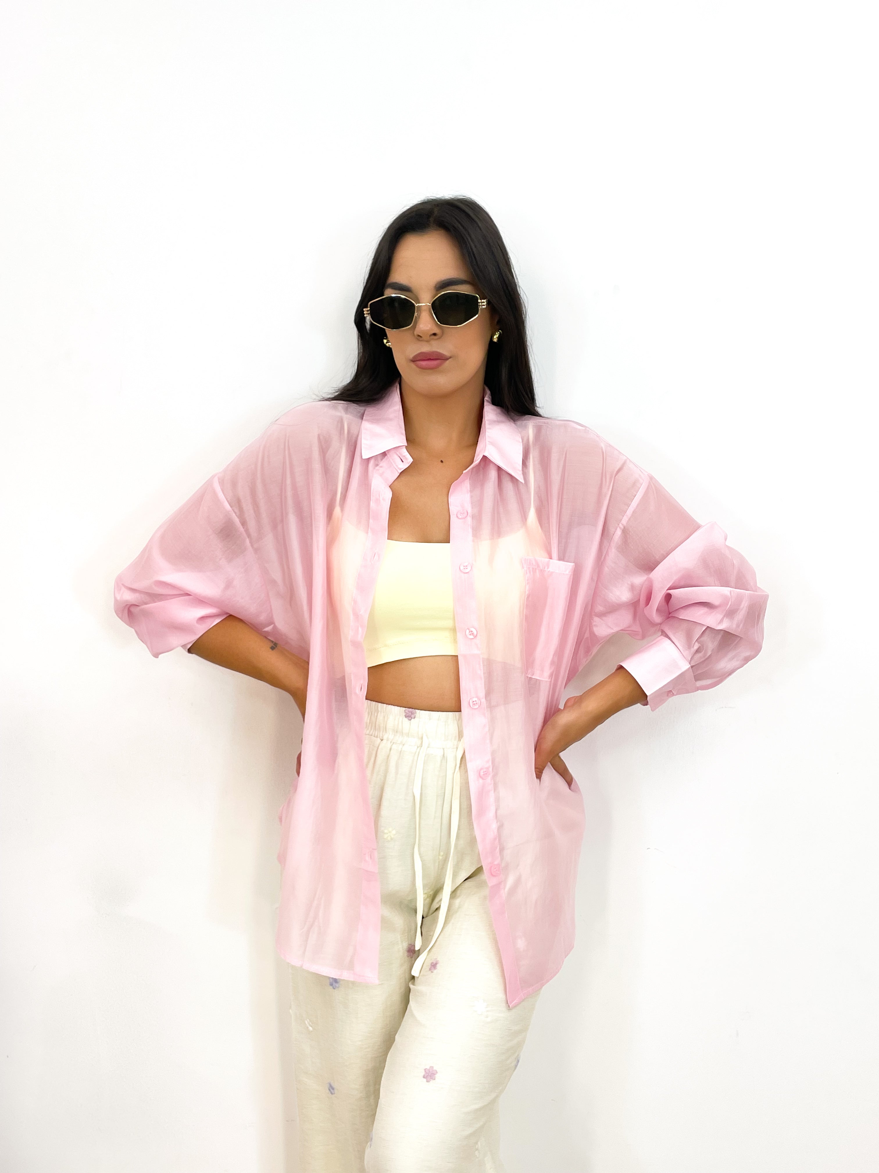 Camicia helena rosa