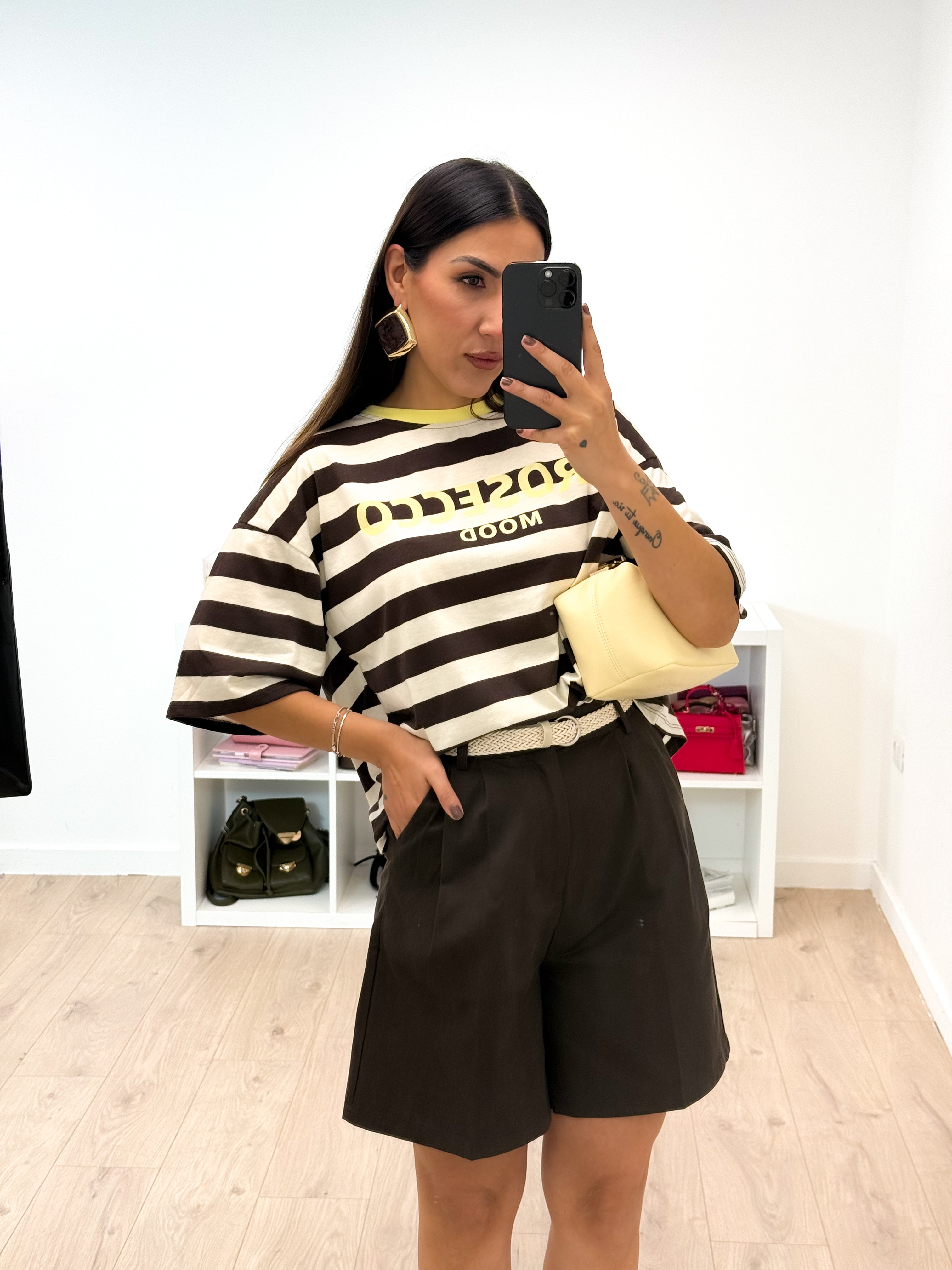 T-shirt PROSECCO gialla