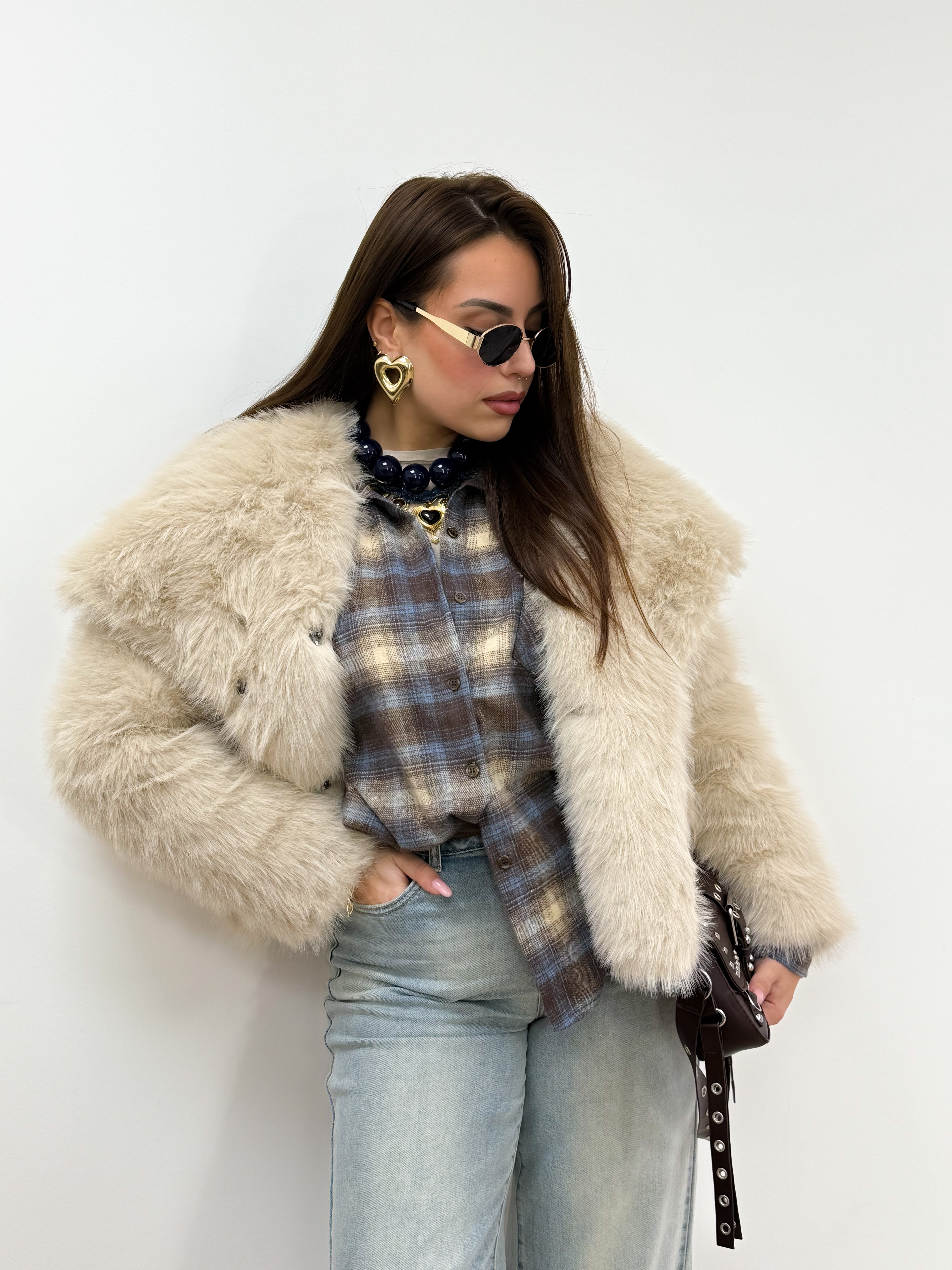 Pelliccia Belle Panna