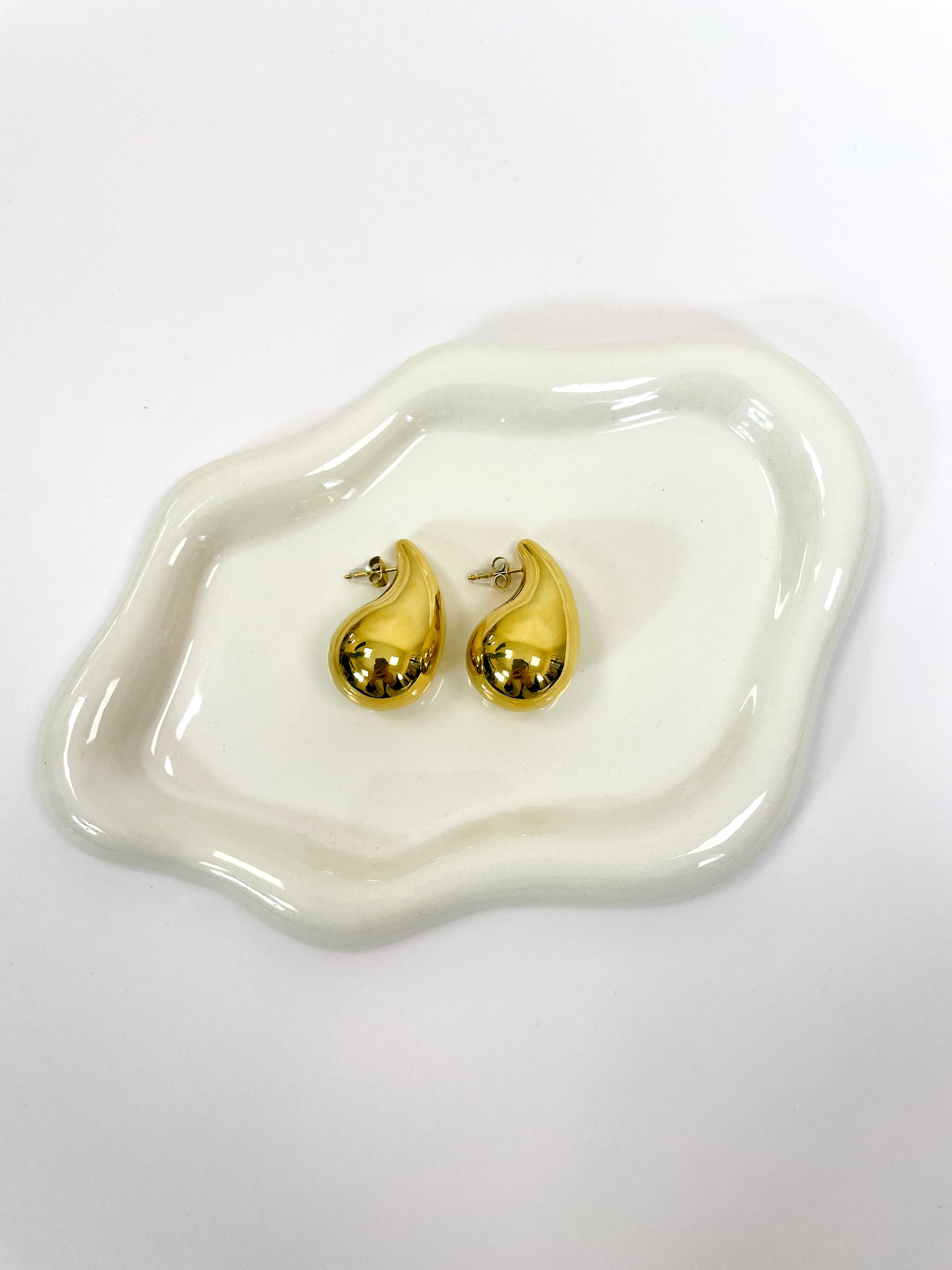 Orecchini goccia medio oro