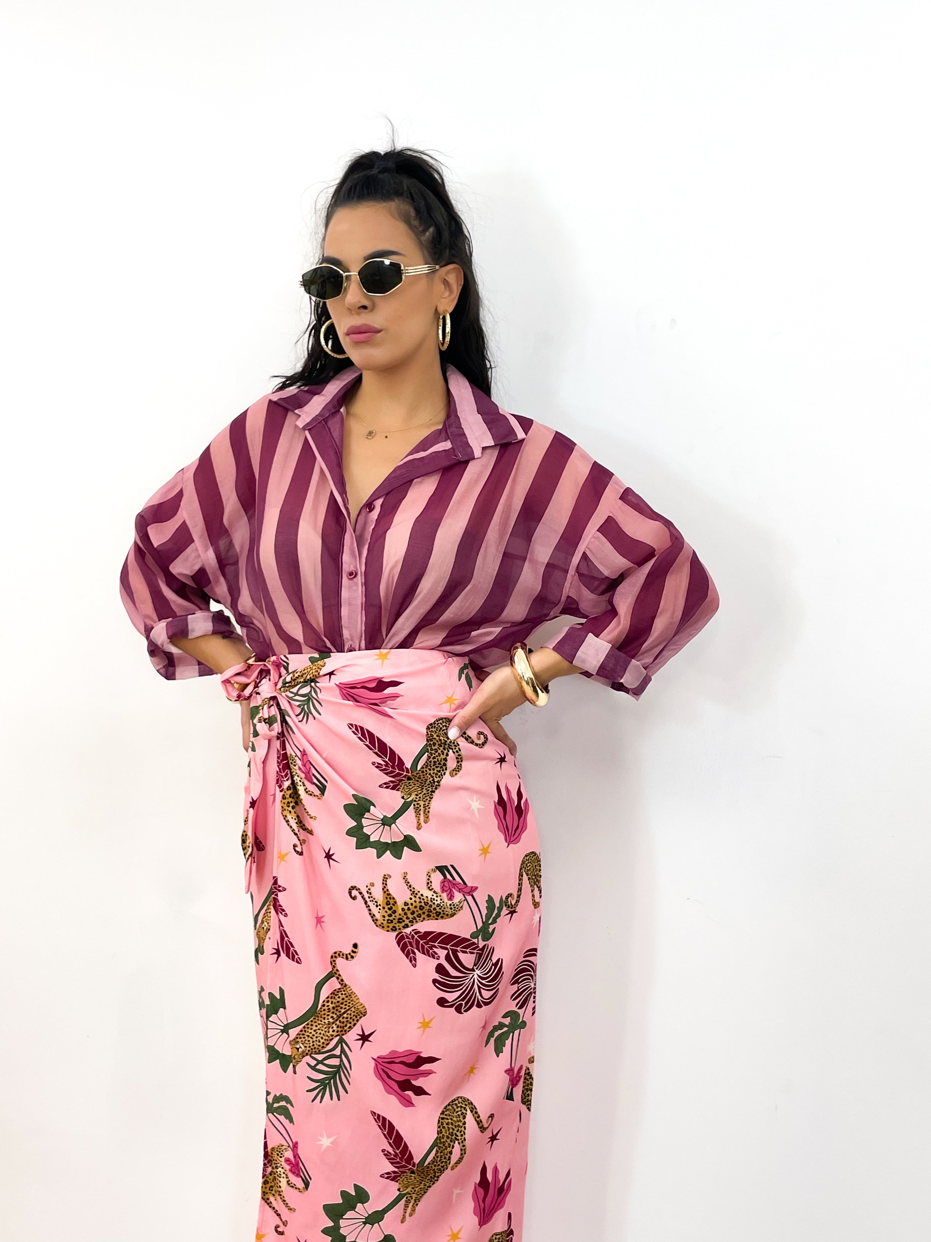 Camicia DOLL rosa/malva