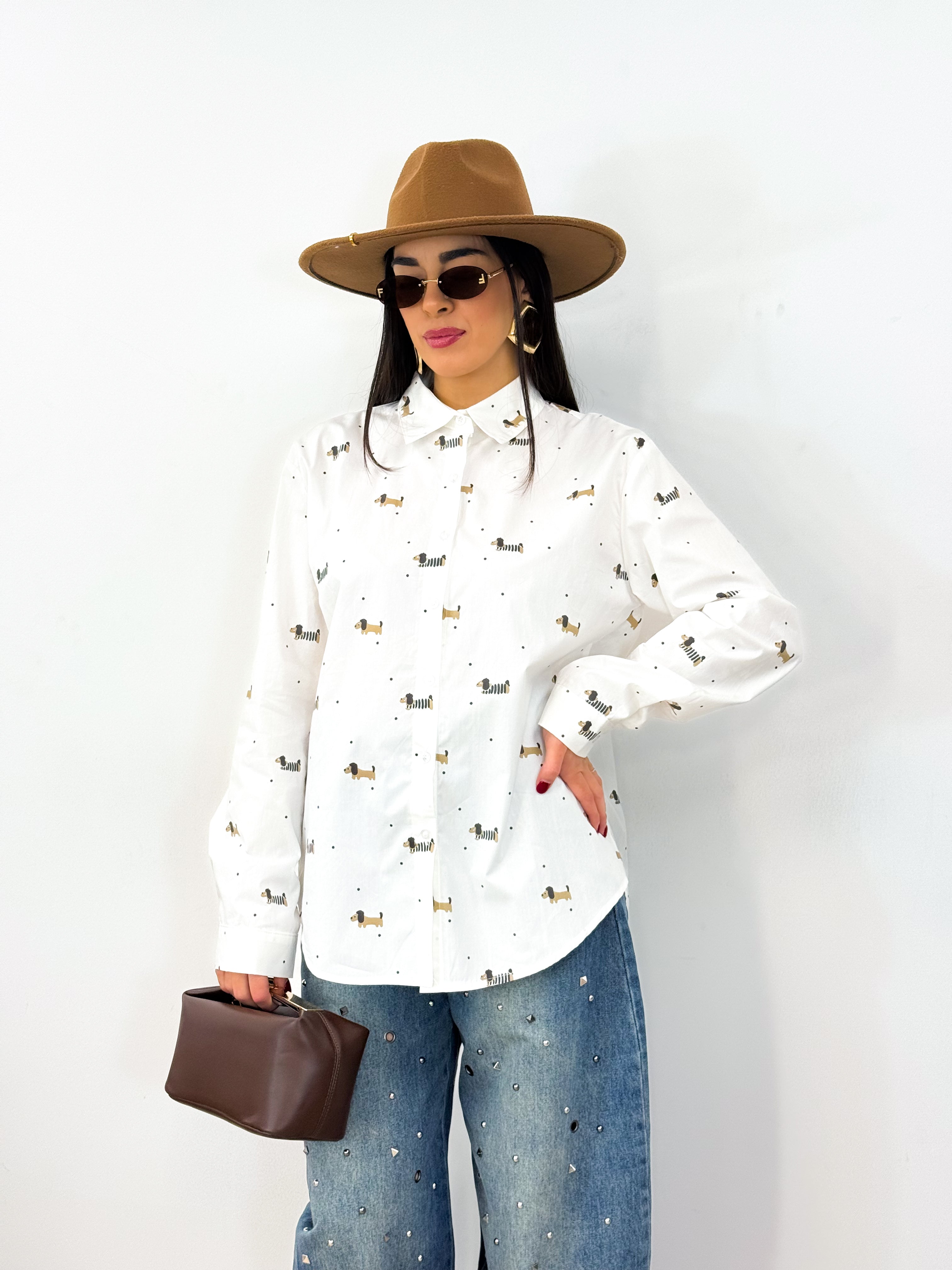 Camicia Bassotto Bianca