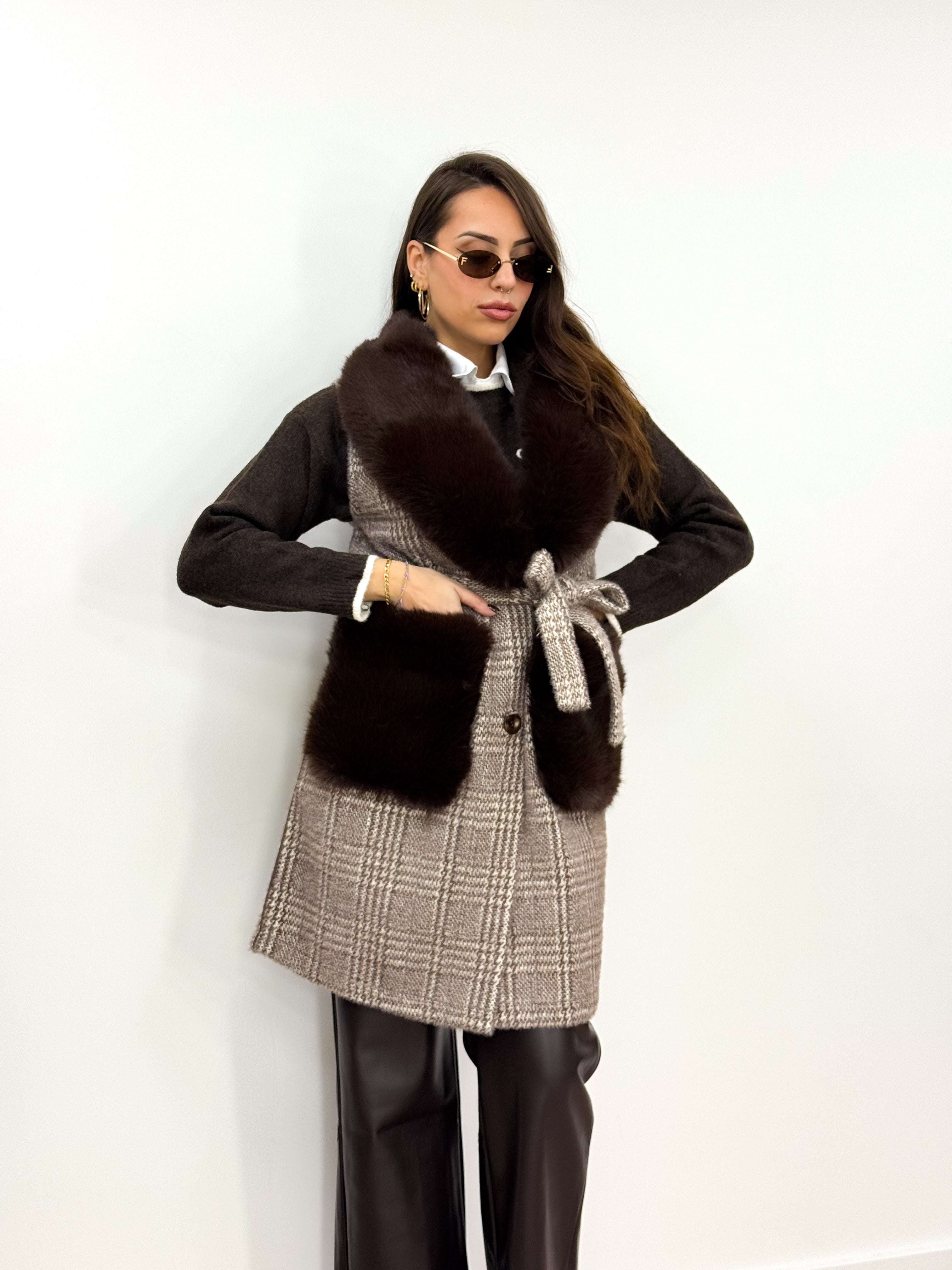 Gilet Dorian Marrone