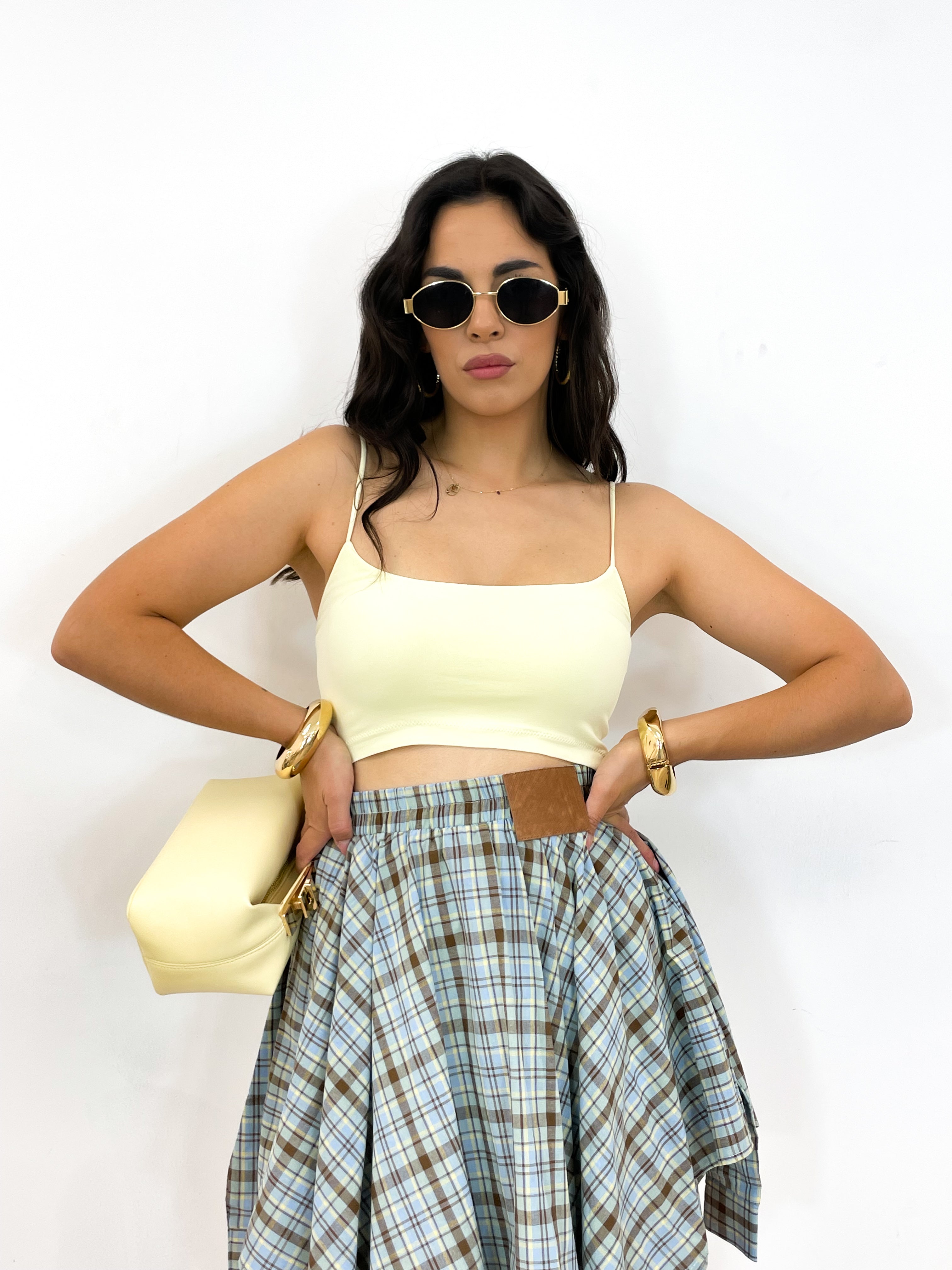 Top crop giallo