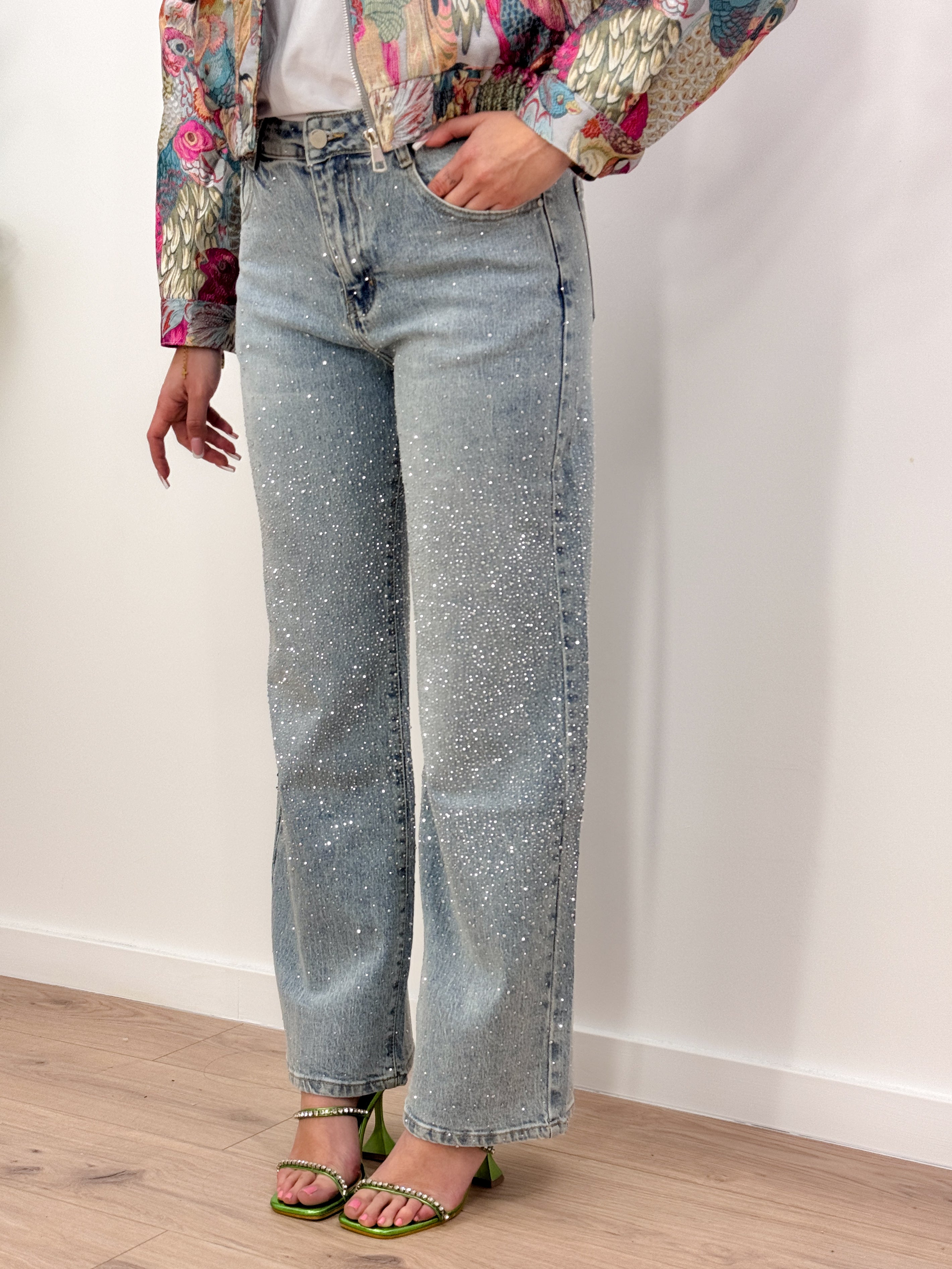 Jeans 7211 Blu Strass