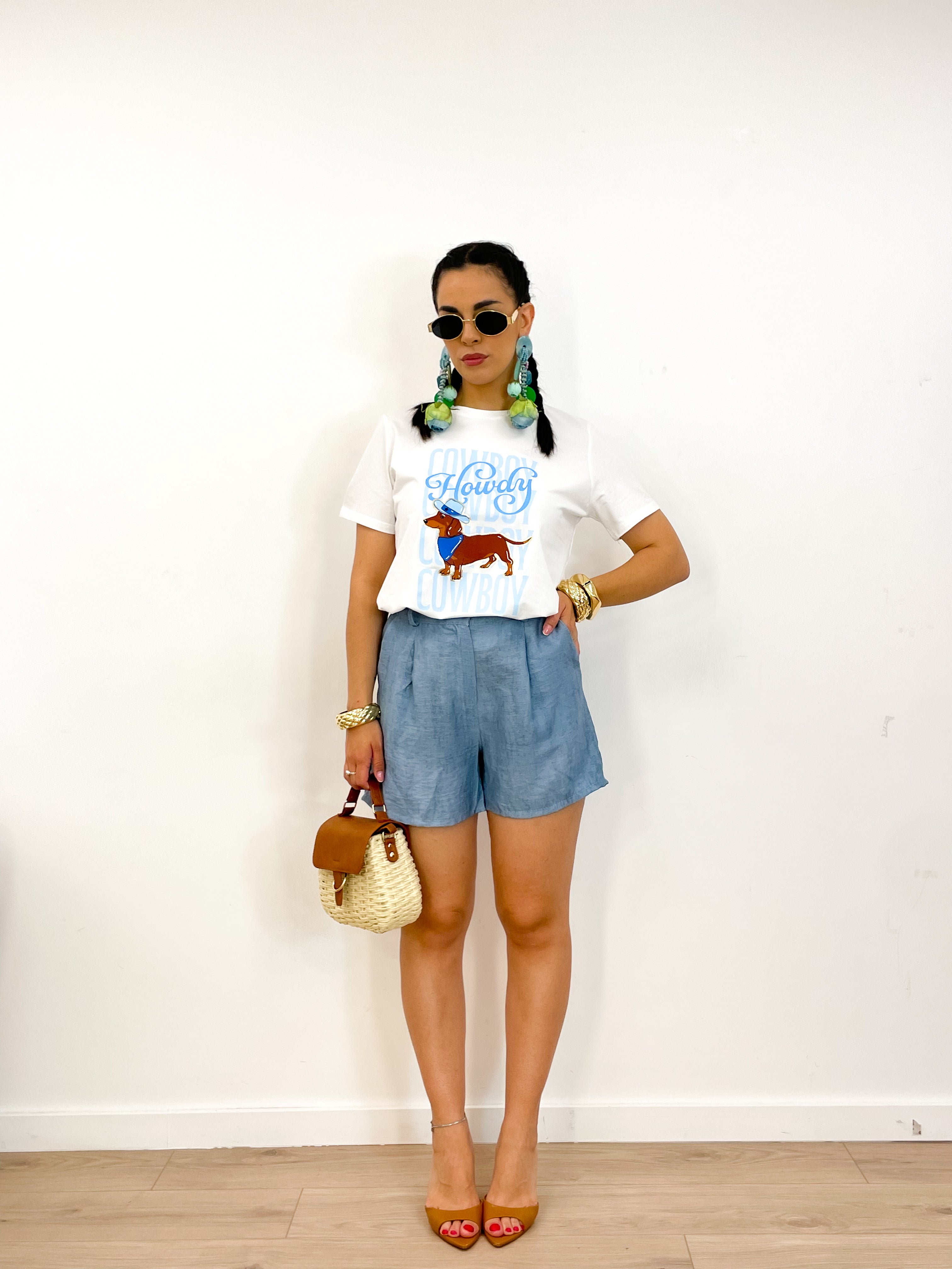 T-shirt DANDY azzurro