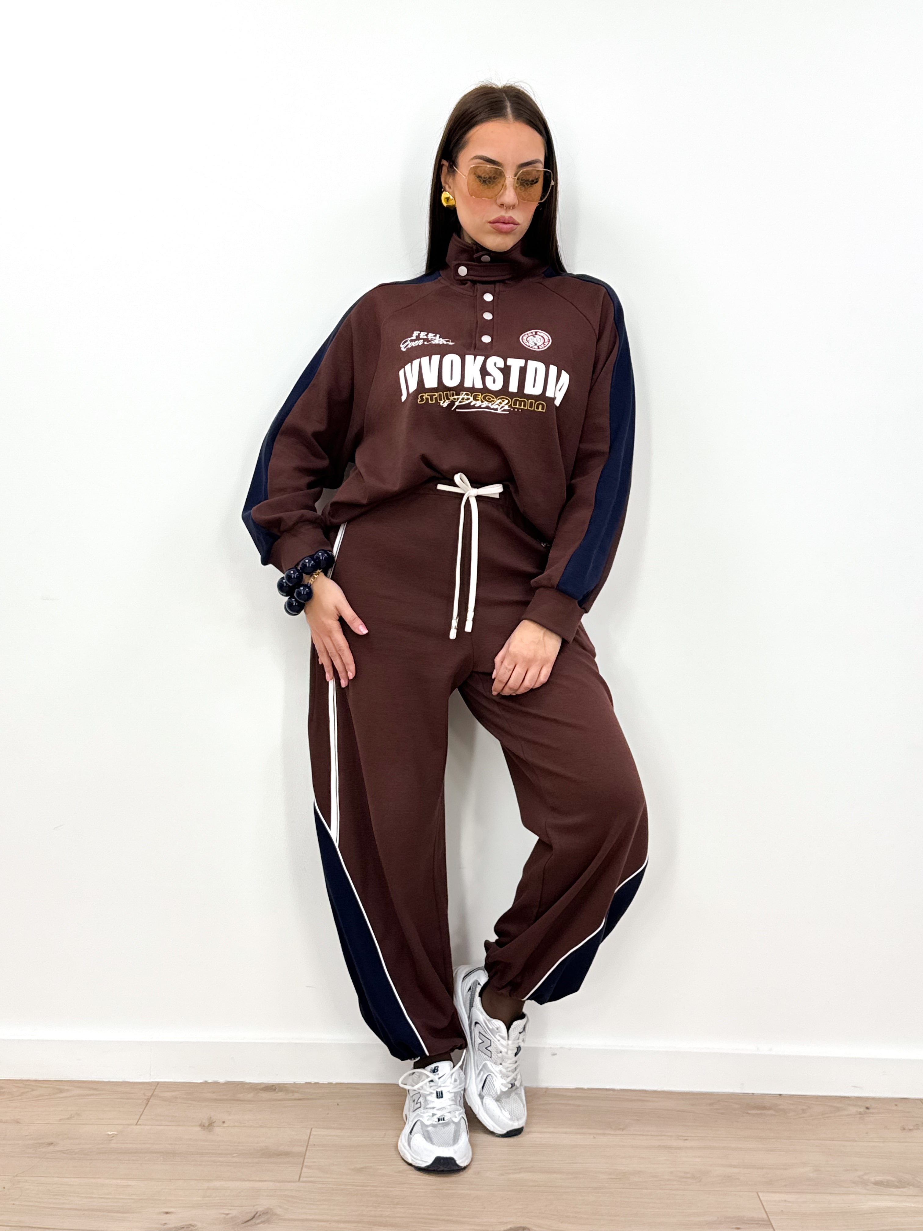Pantalone College Marrone