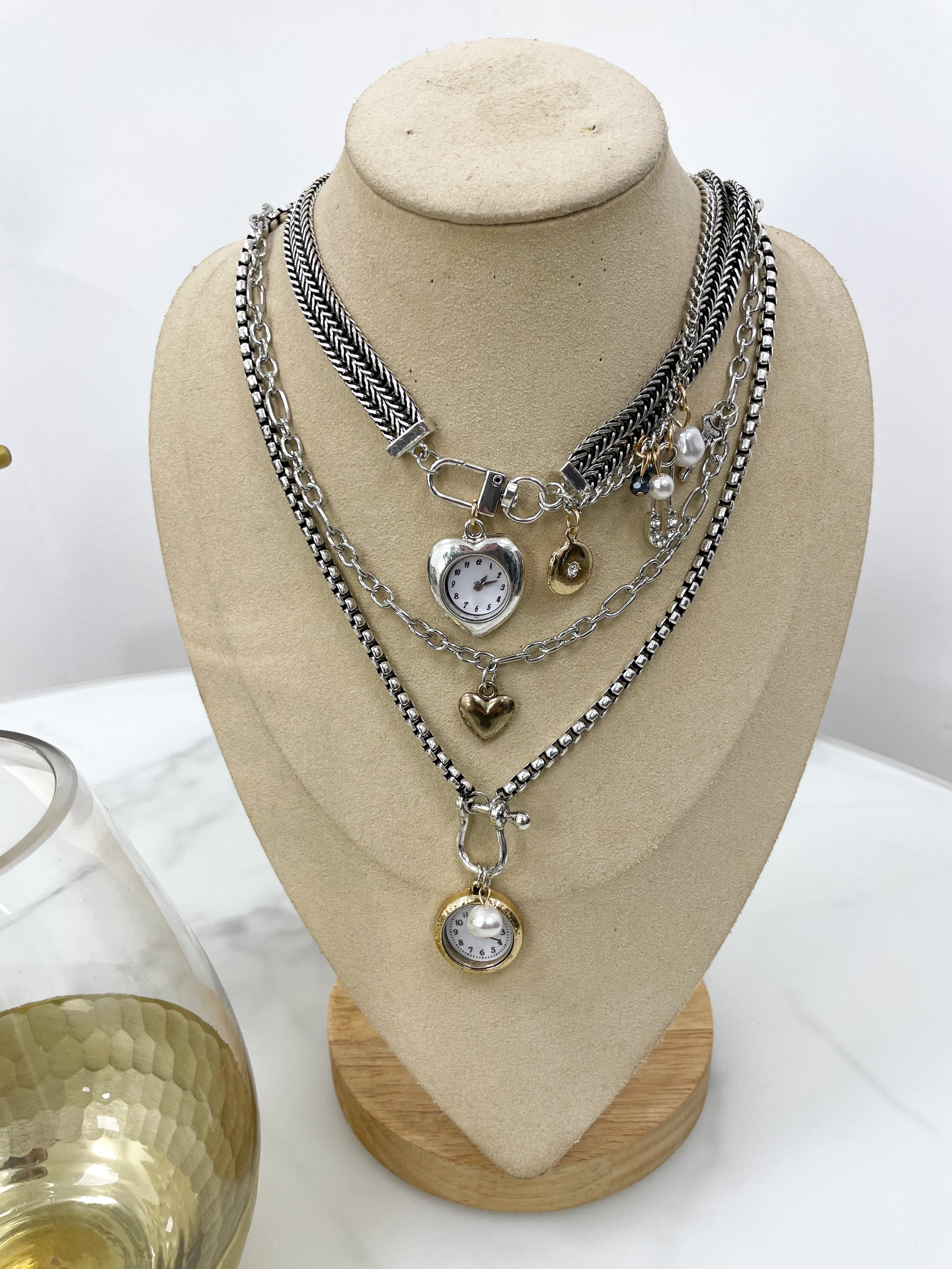 Collana orologio
