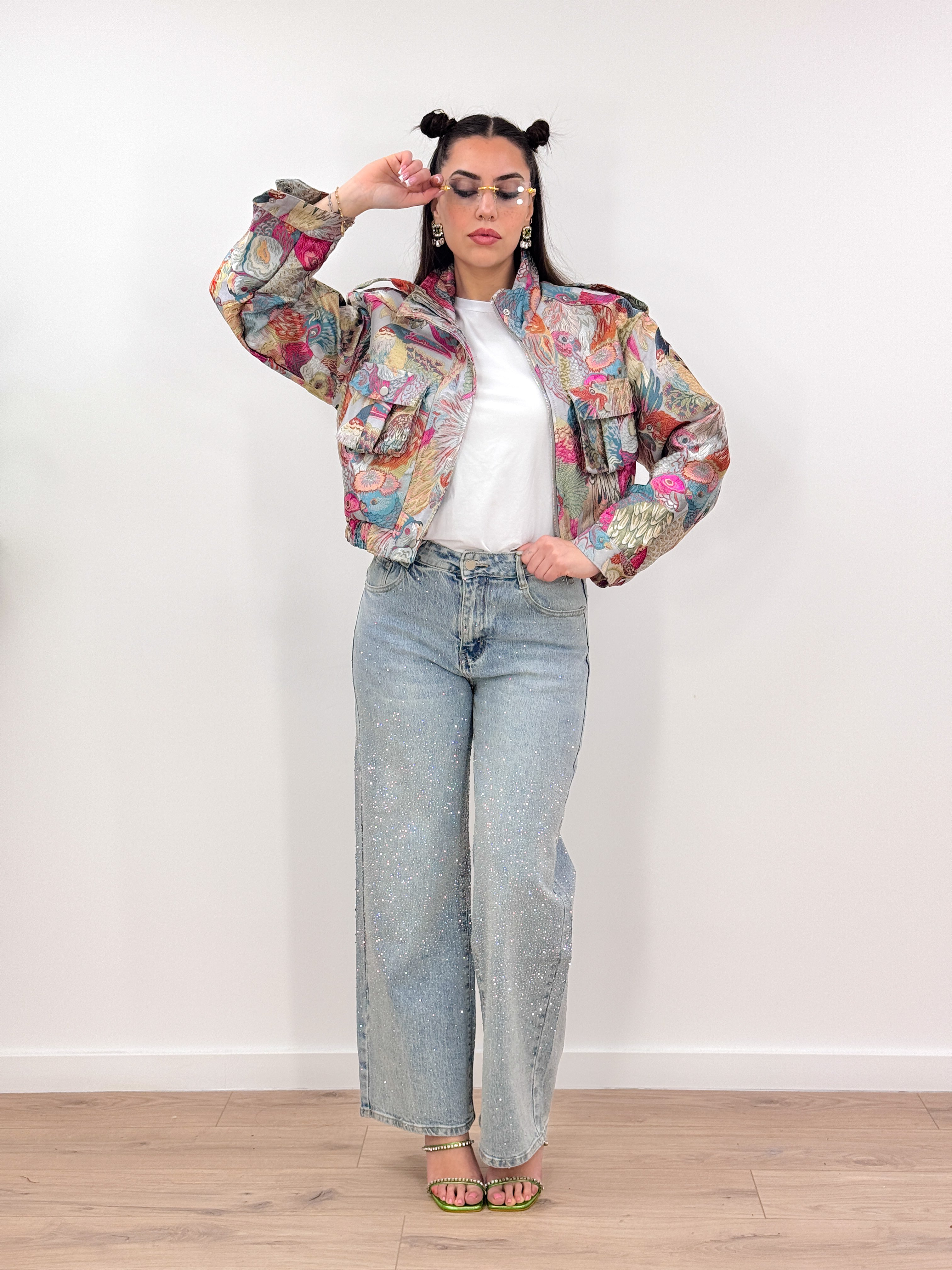 Jeans 7211 Blu Strass