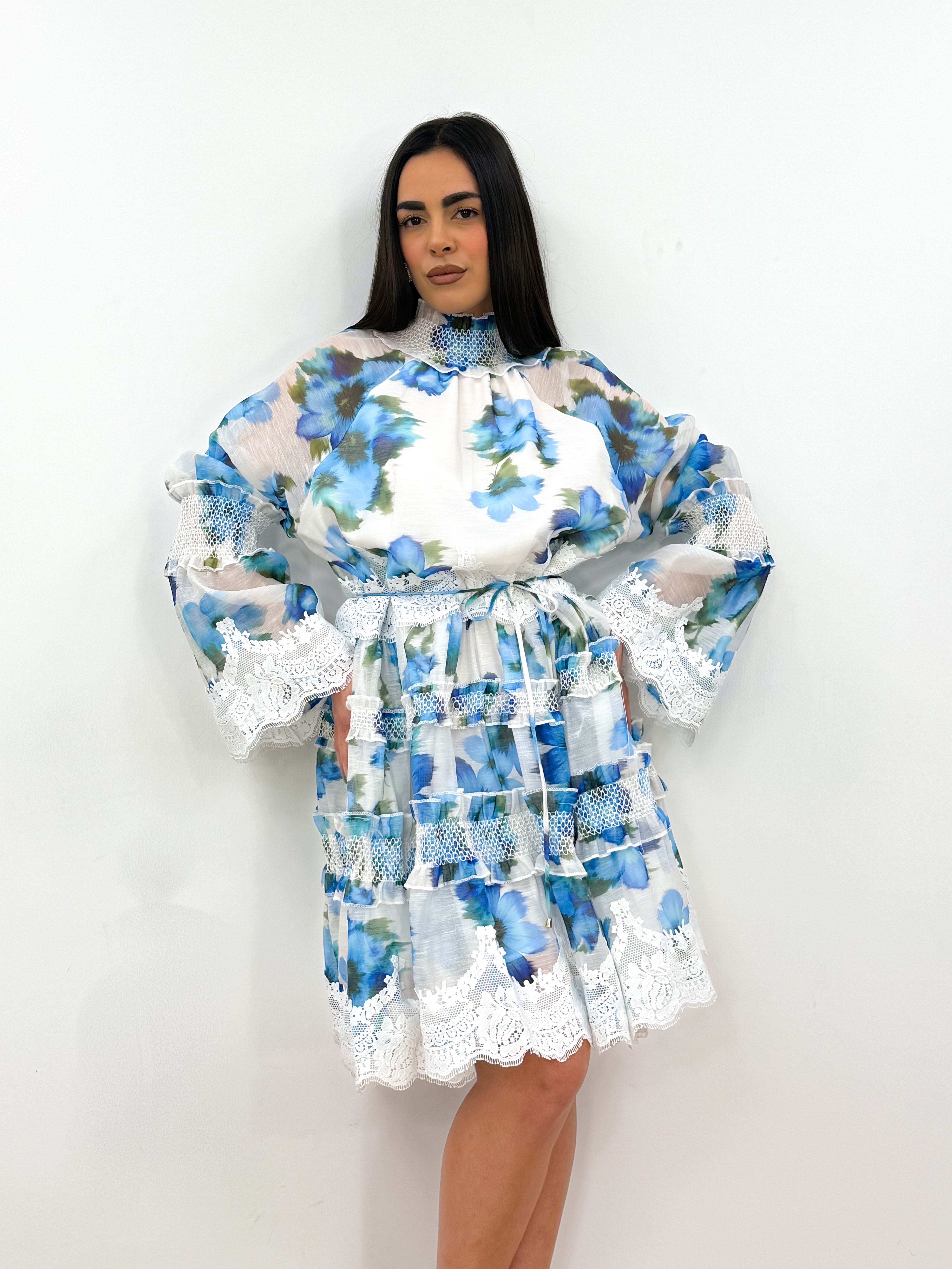 Abito DOLCE FIORITURA blu