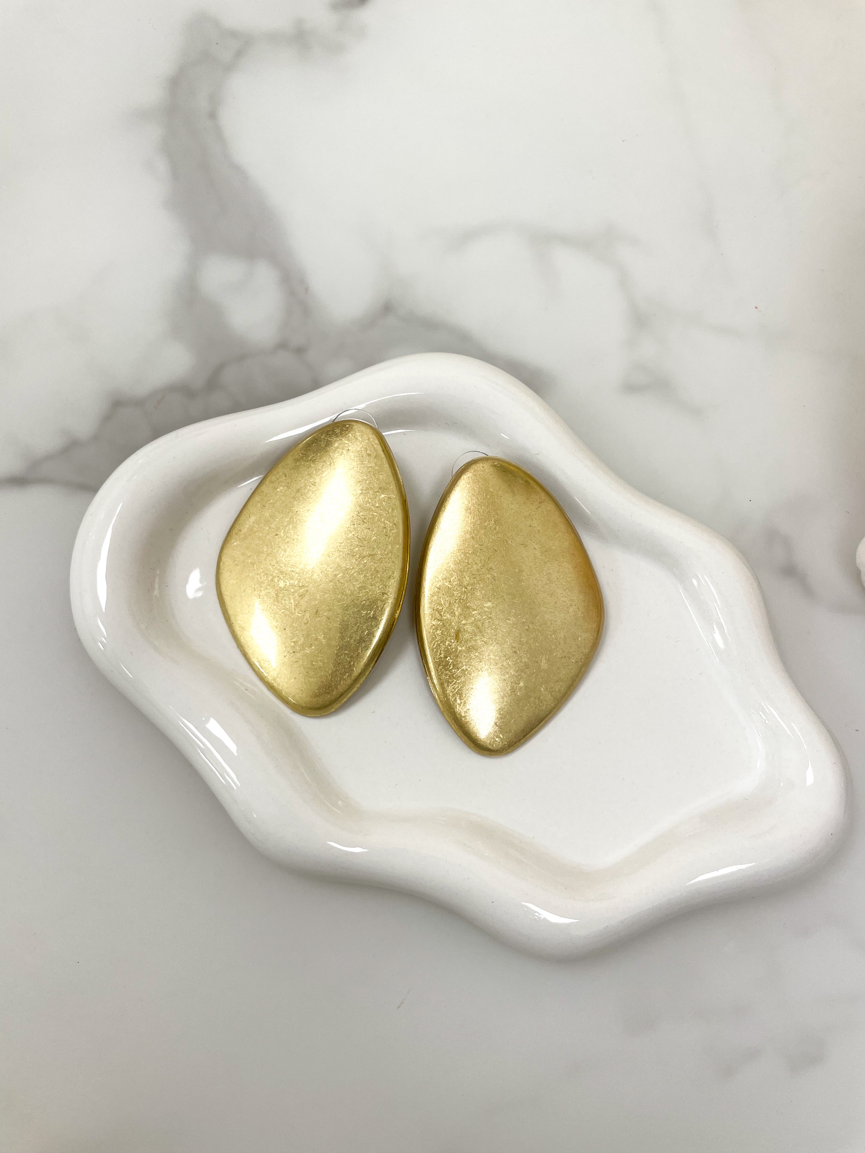 Orecchini Petali Oro