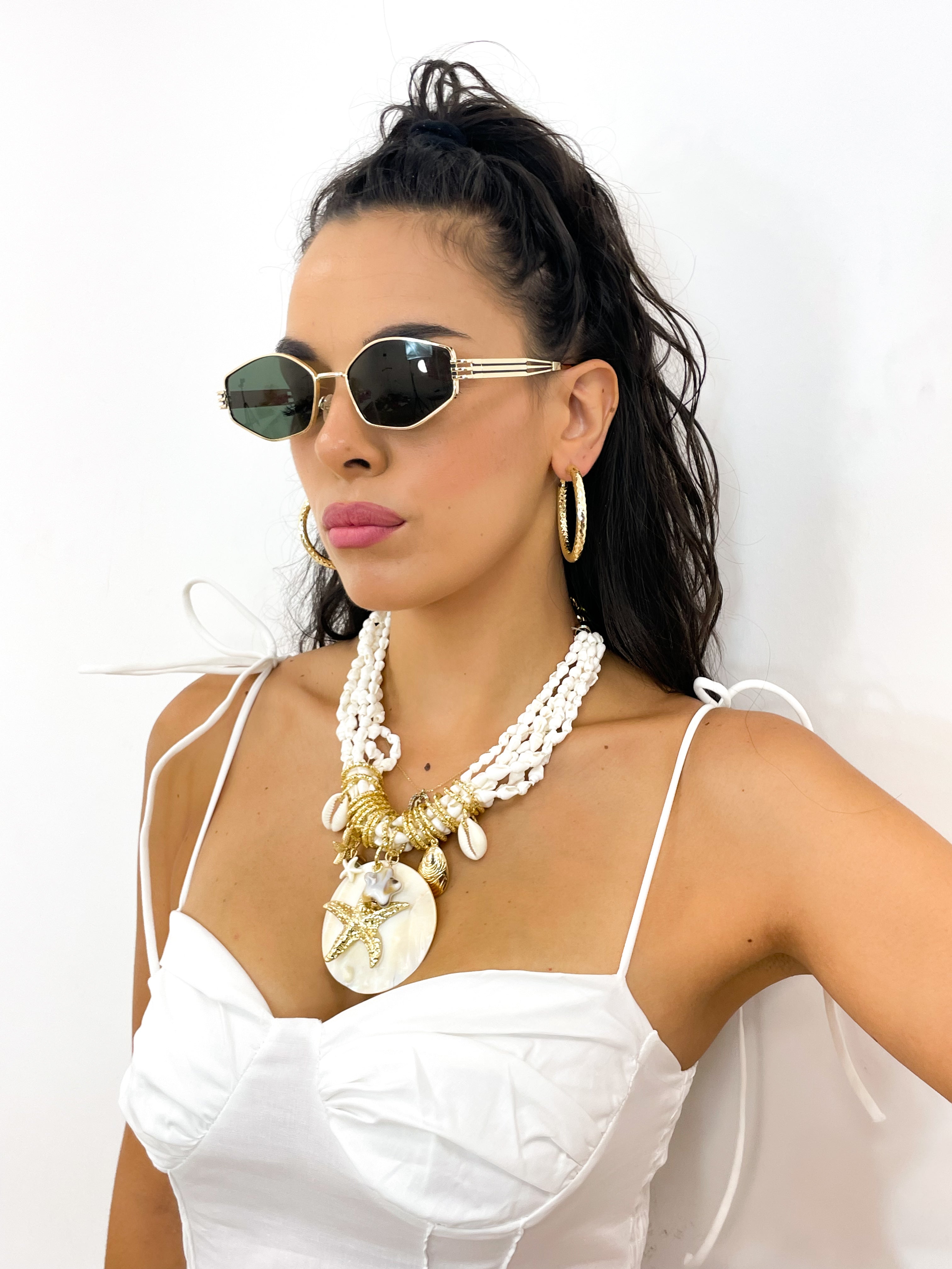 Collana stella marina panna