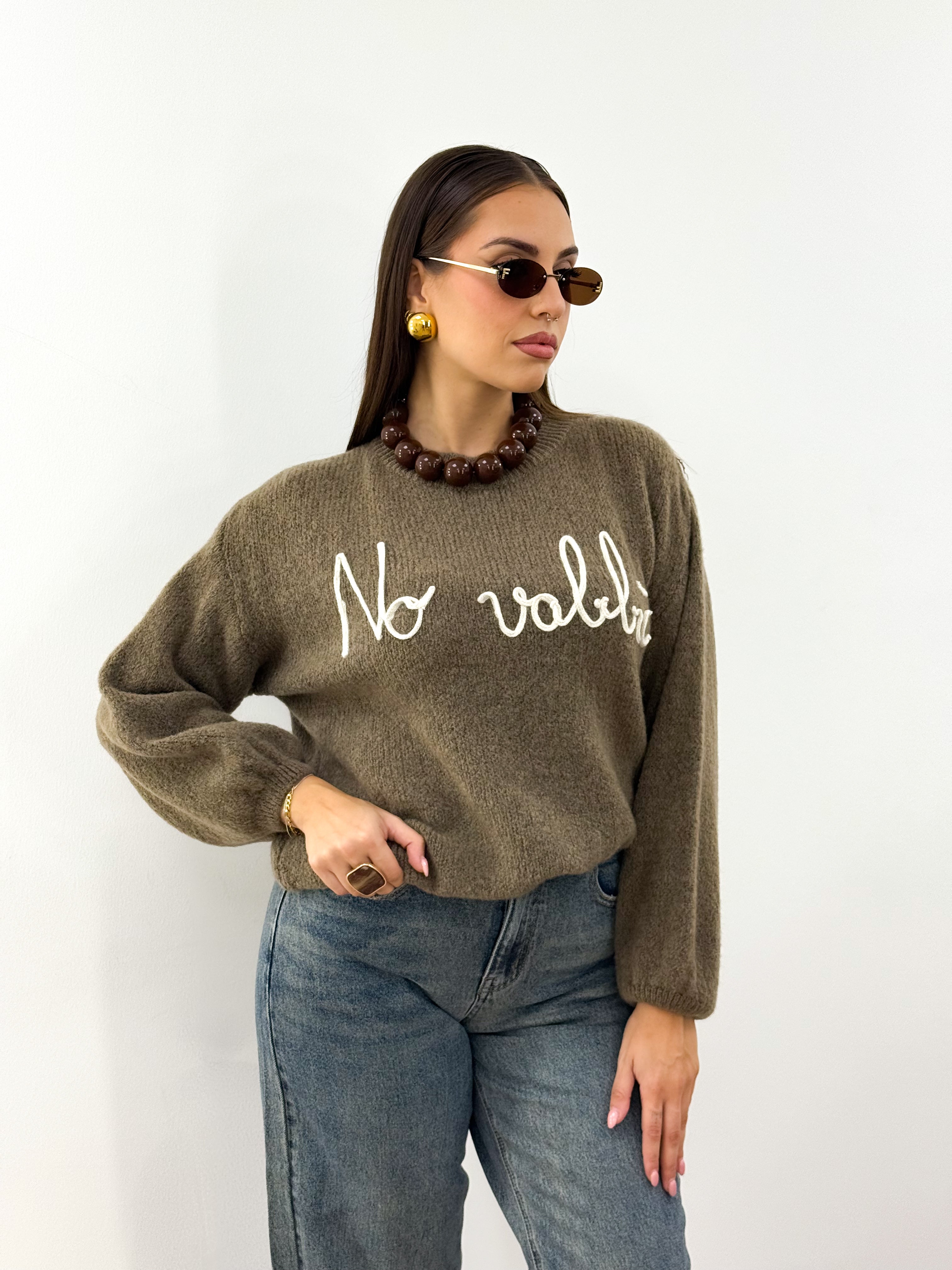 Maglioncino No Vabbè TORTORA