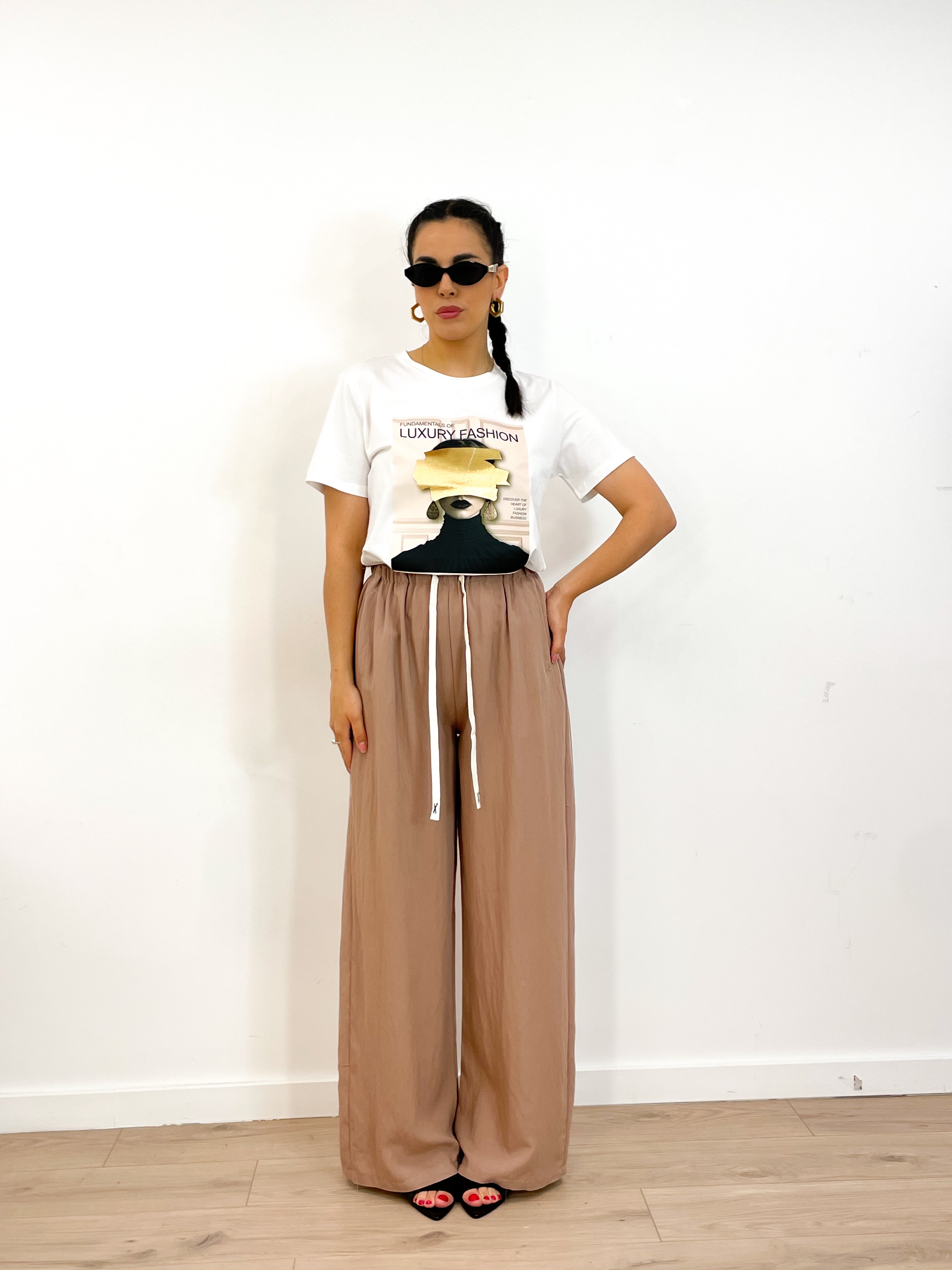 Pantalone HILDA tortora