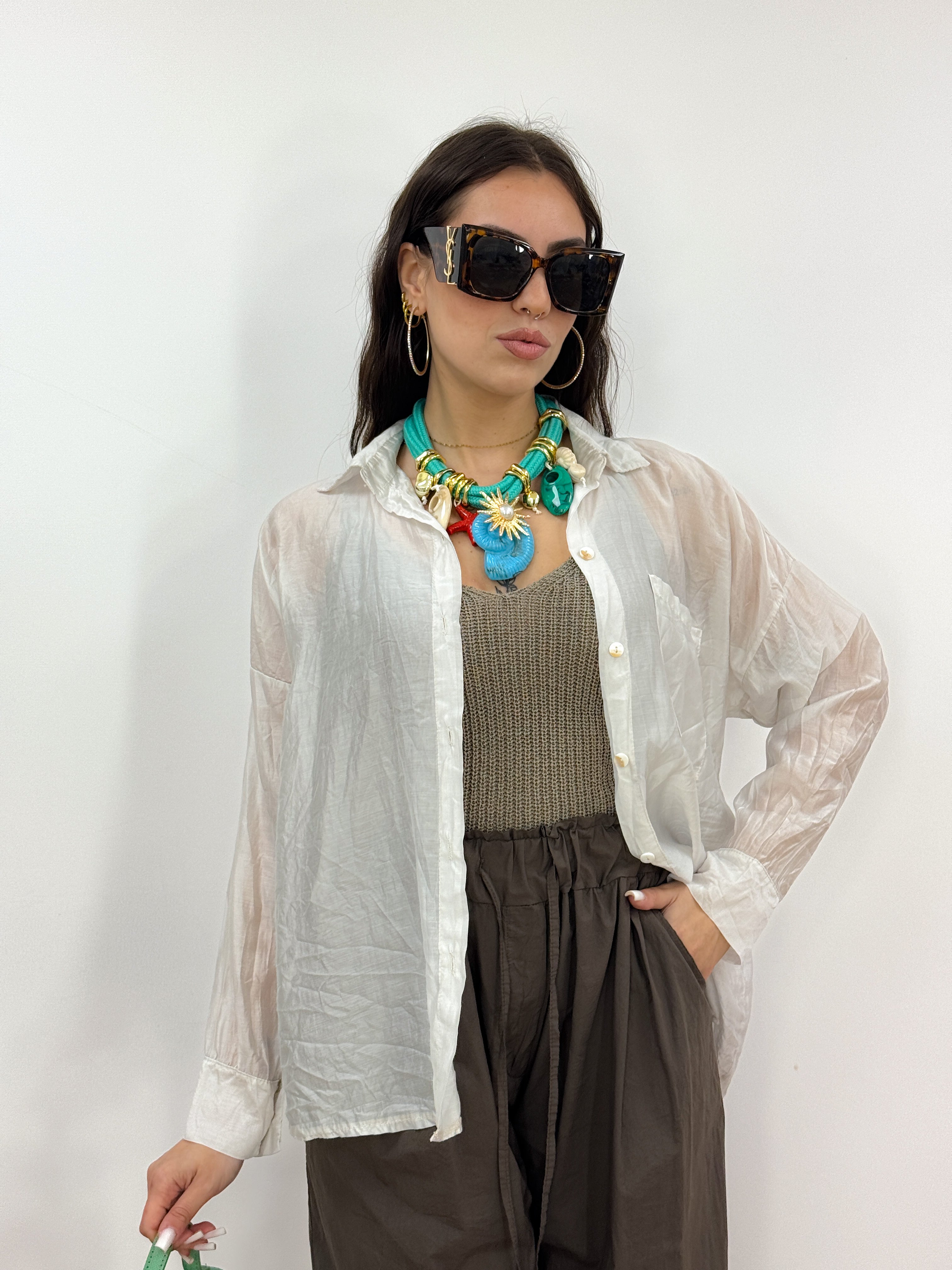 Camicia Miami GHIACCIO