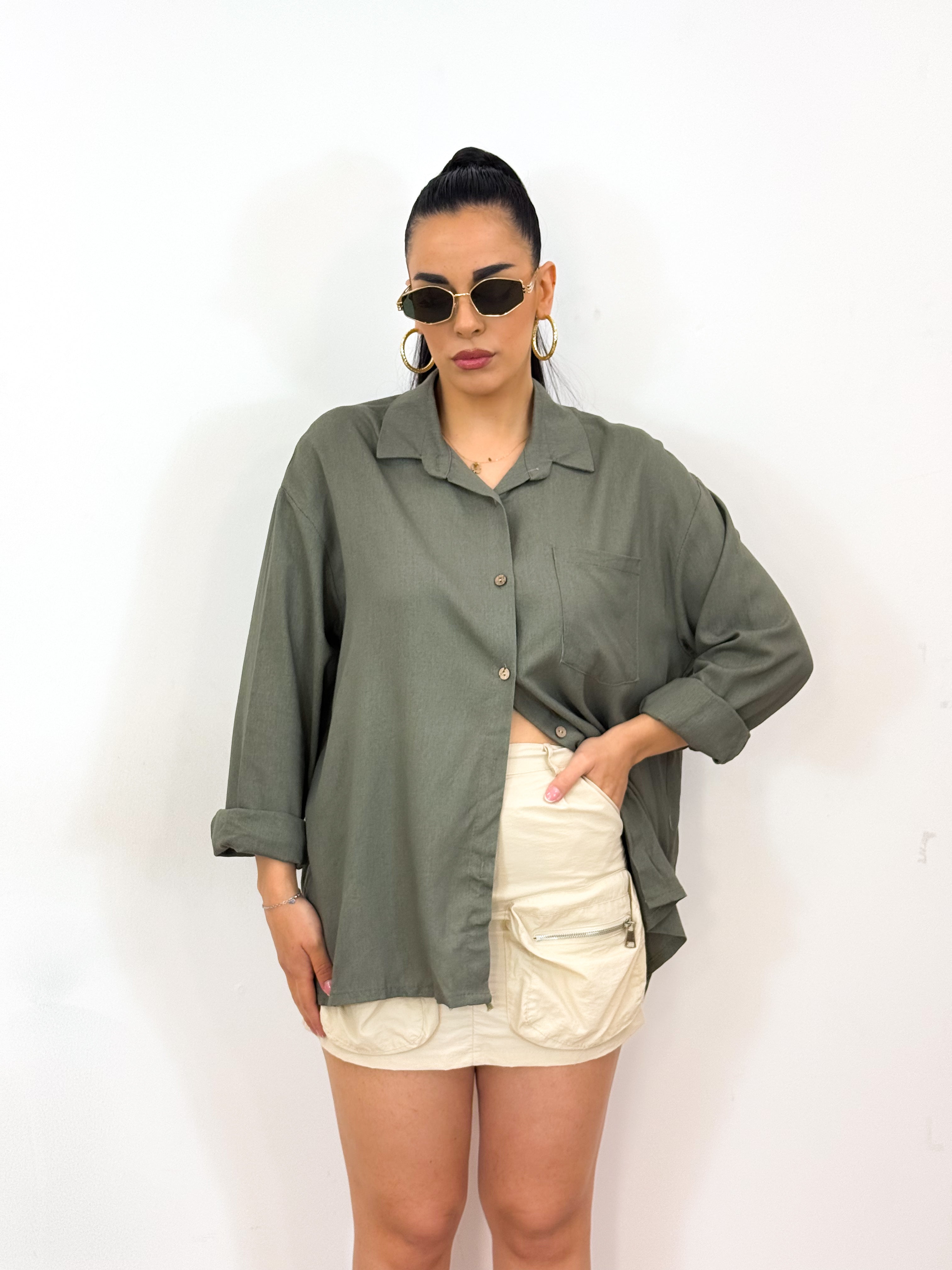 Camicia SAFARI verde militare