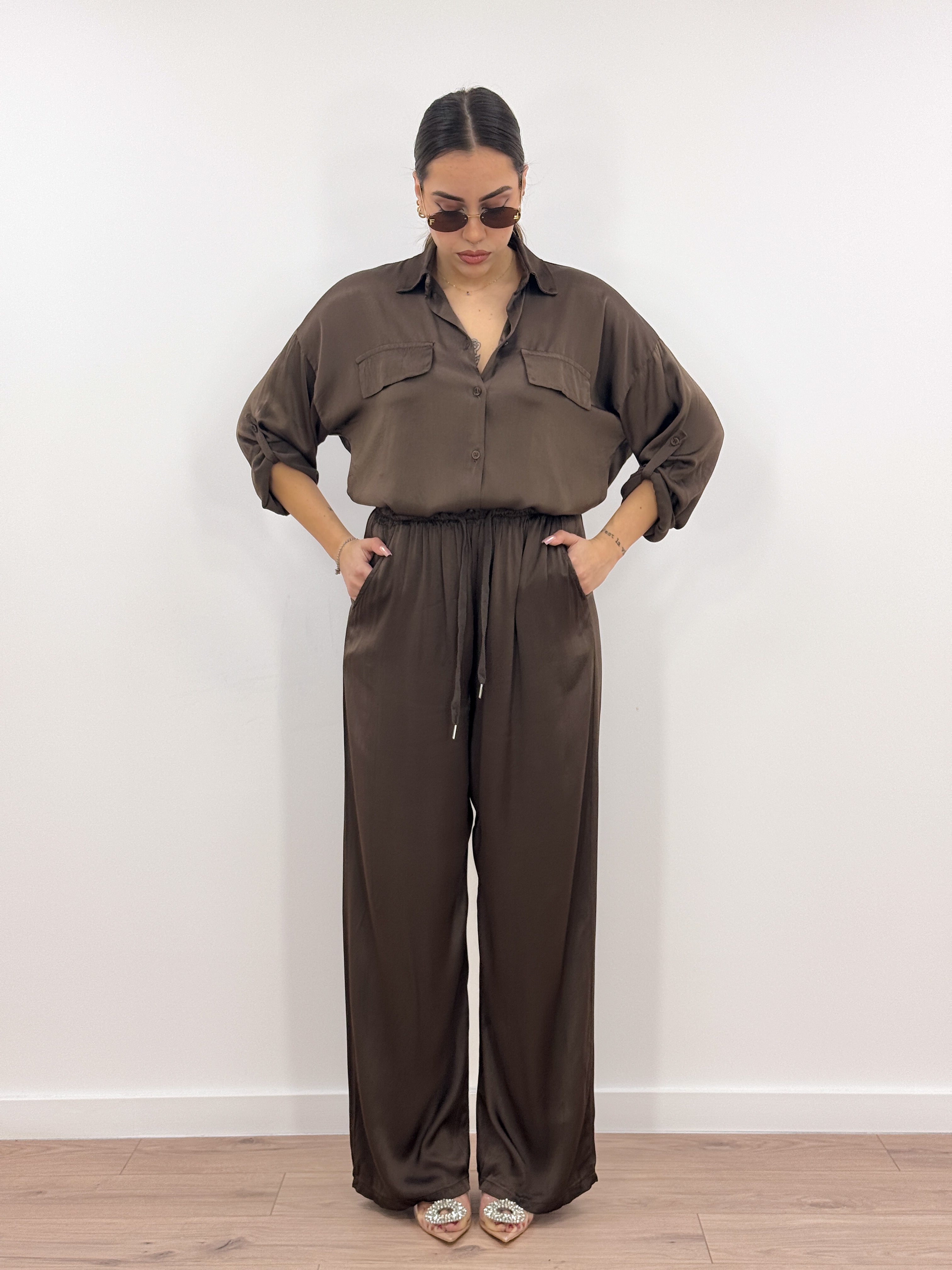 Pantalone Tropea MARRONE