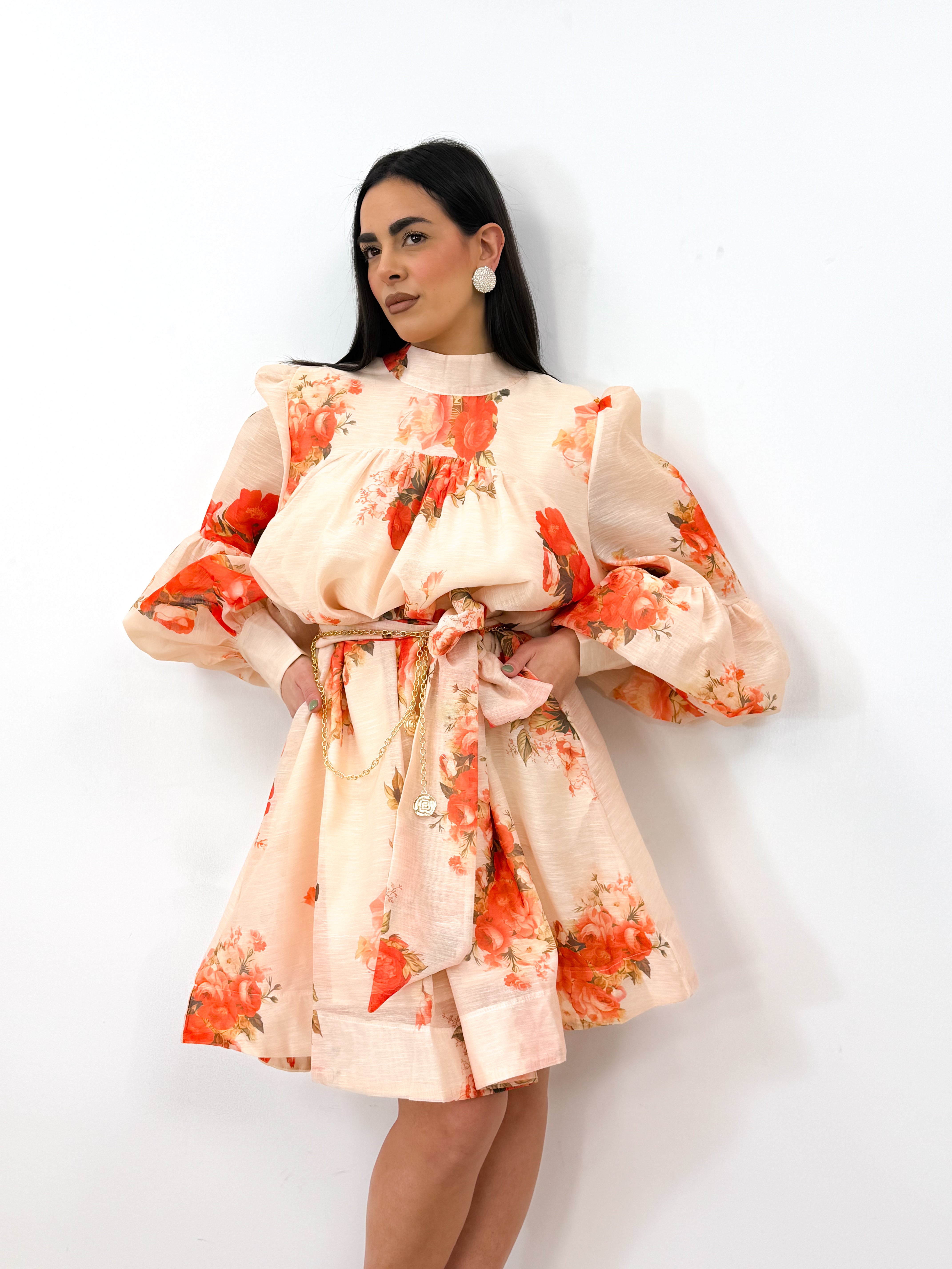 Abito FIORITURA DORATA