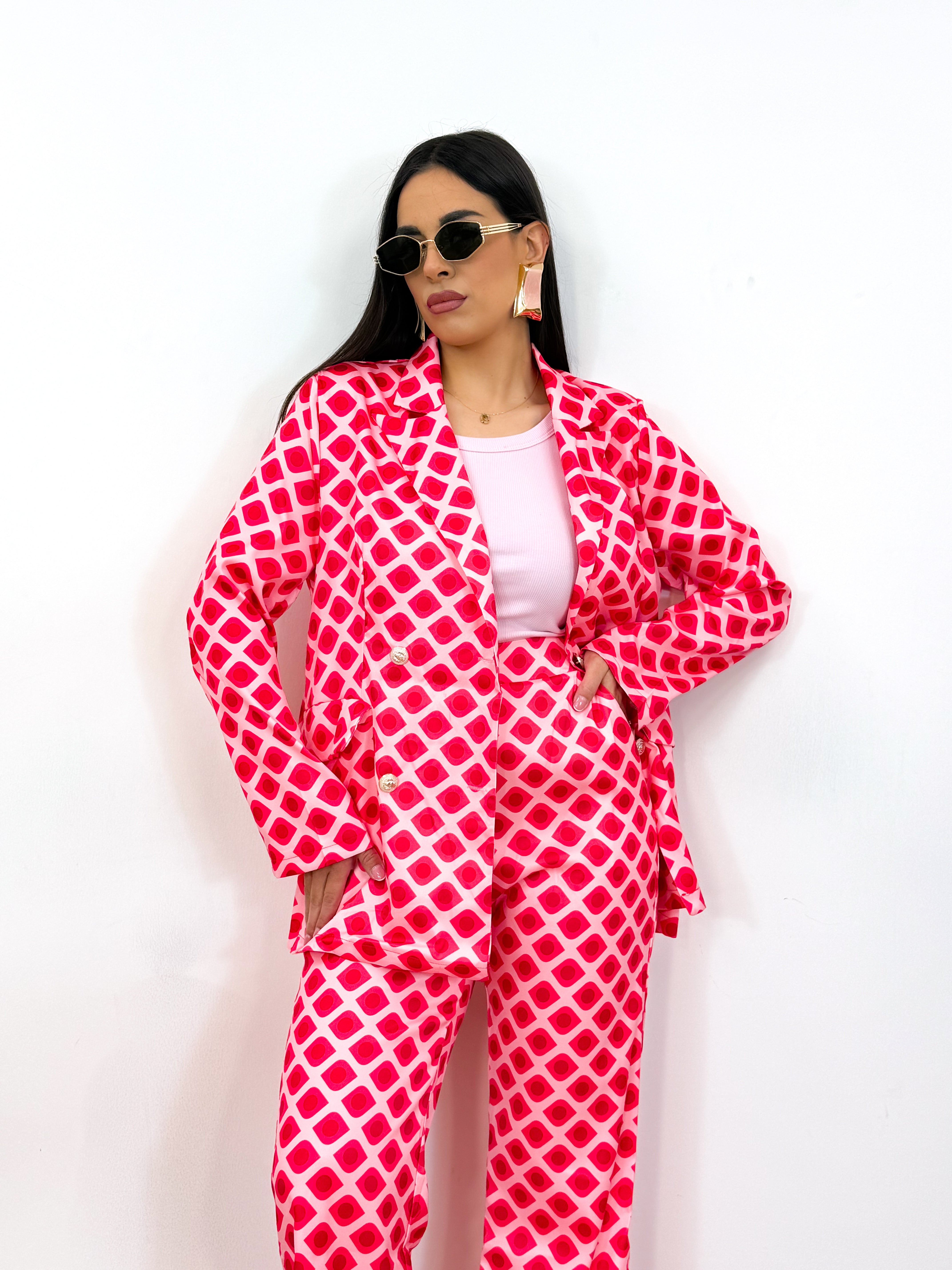 Tailleur JAMAICA rosso/rosa