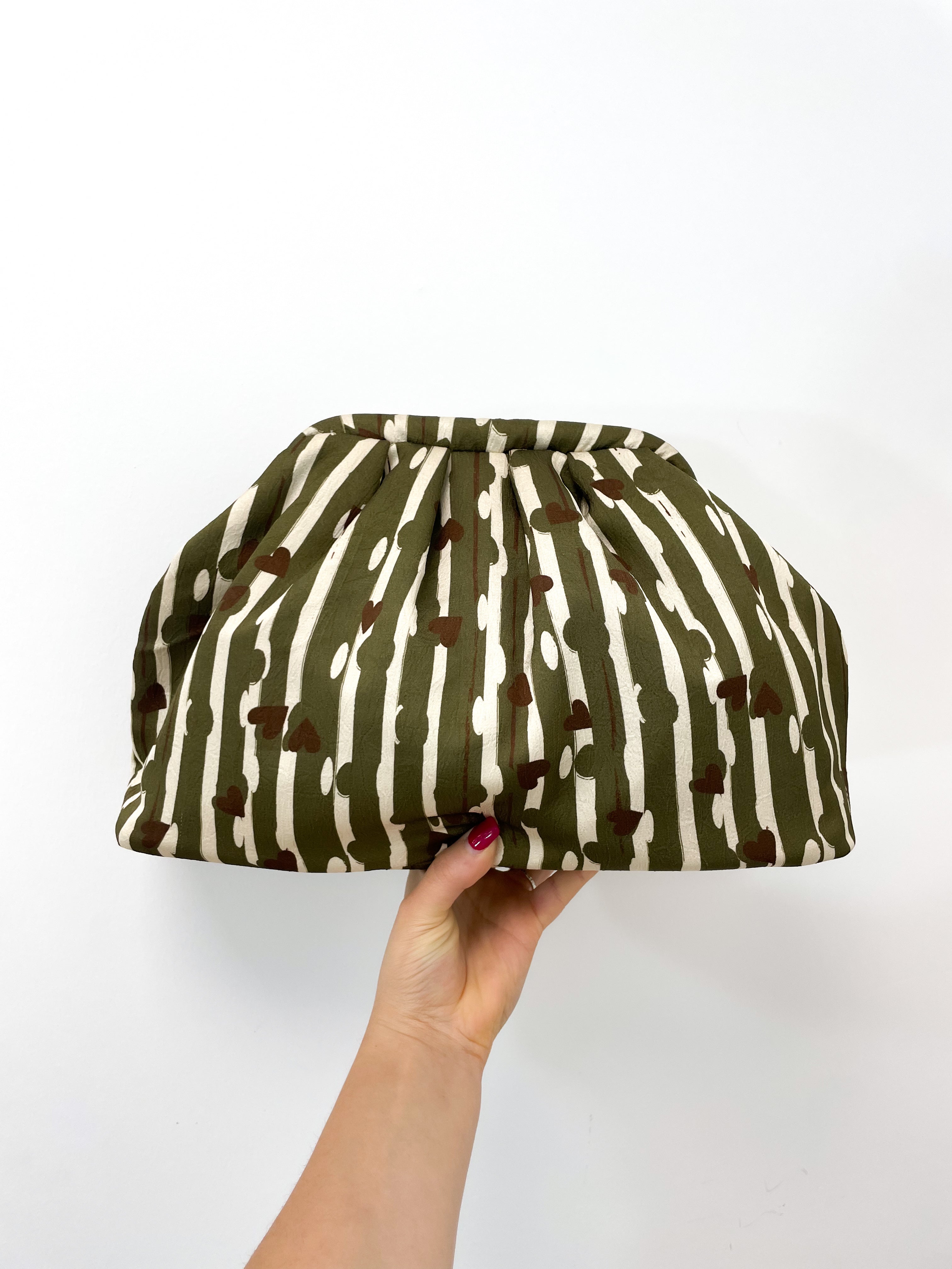 Clucth verde/marrone