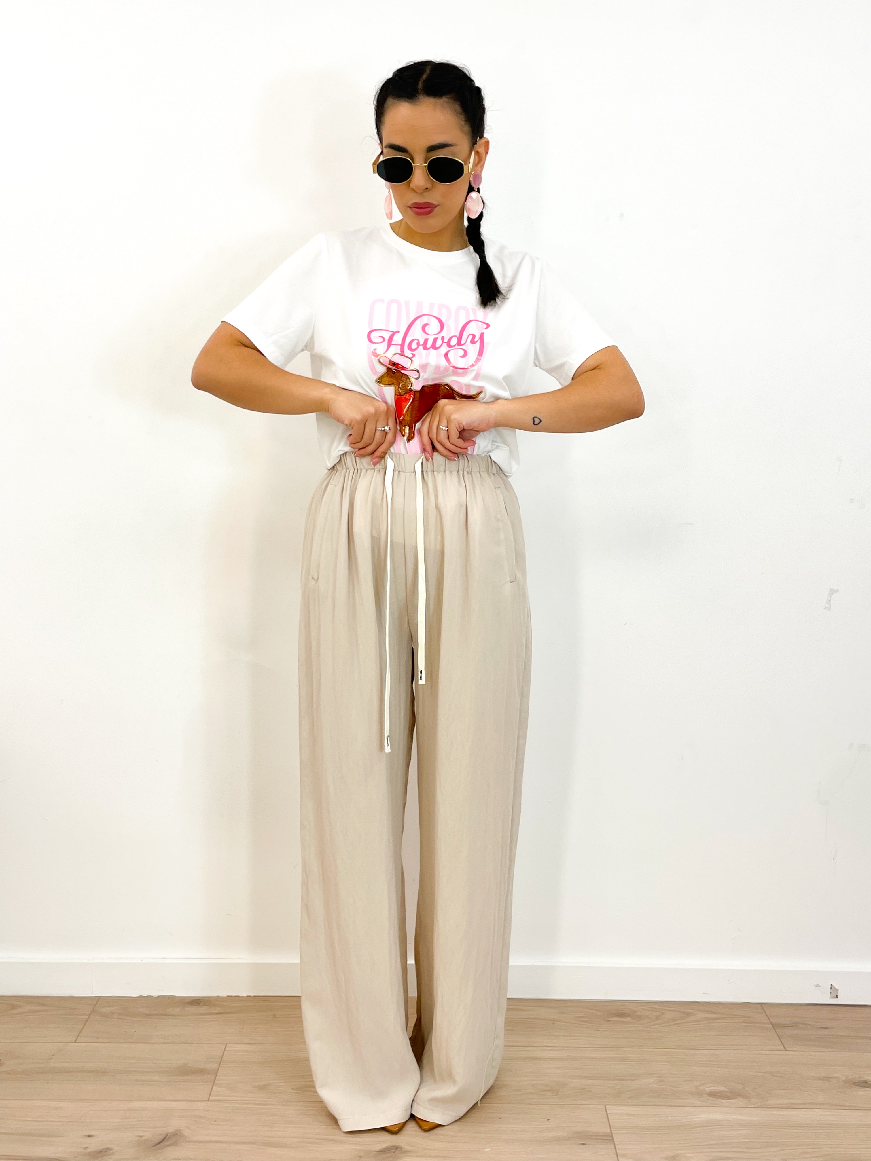 Pantalone HILDA panna