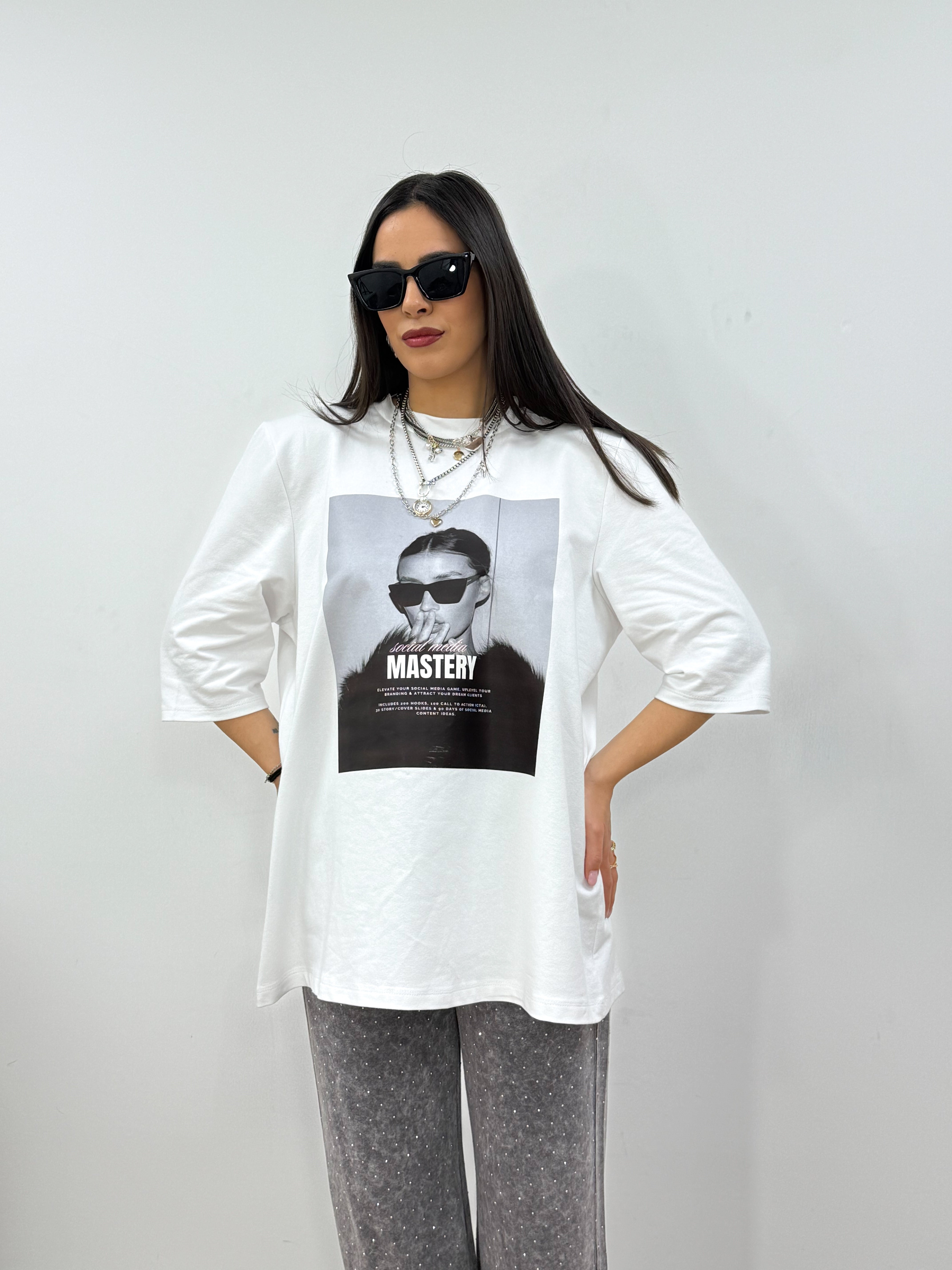Maxi T-Shirt Mistery Bianca