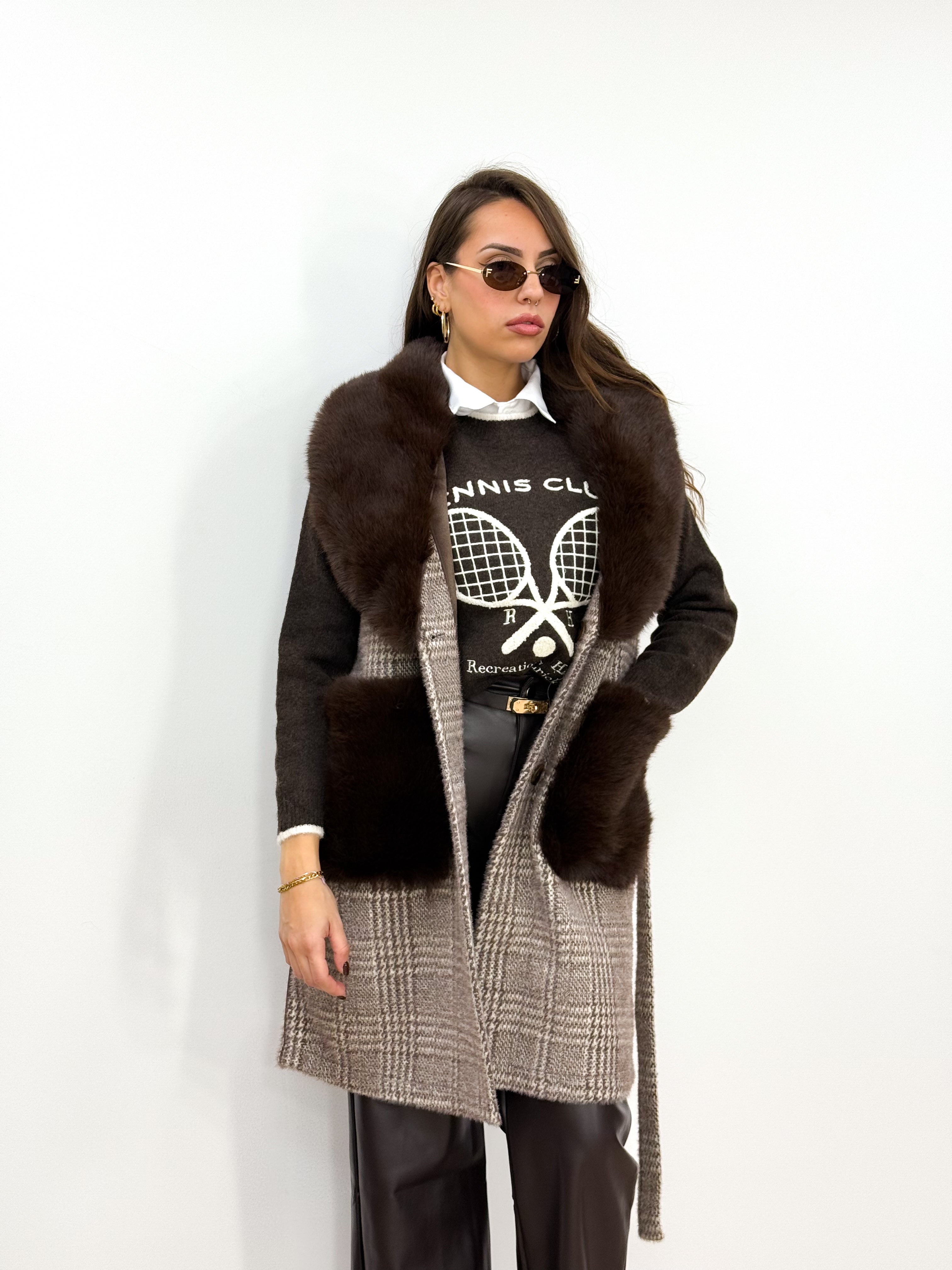 Gilet Dorian Marrone