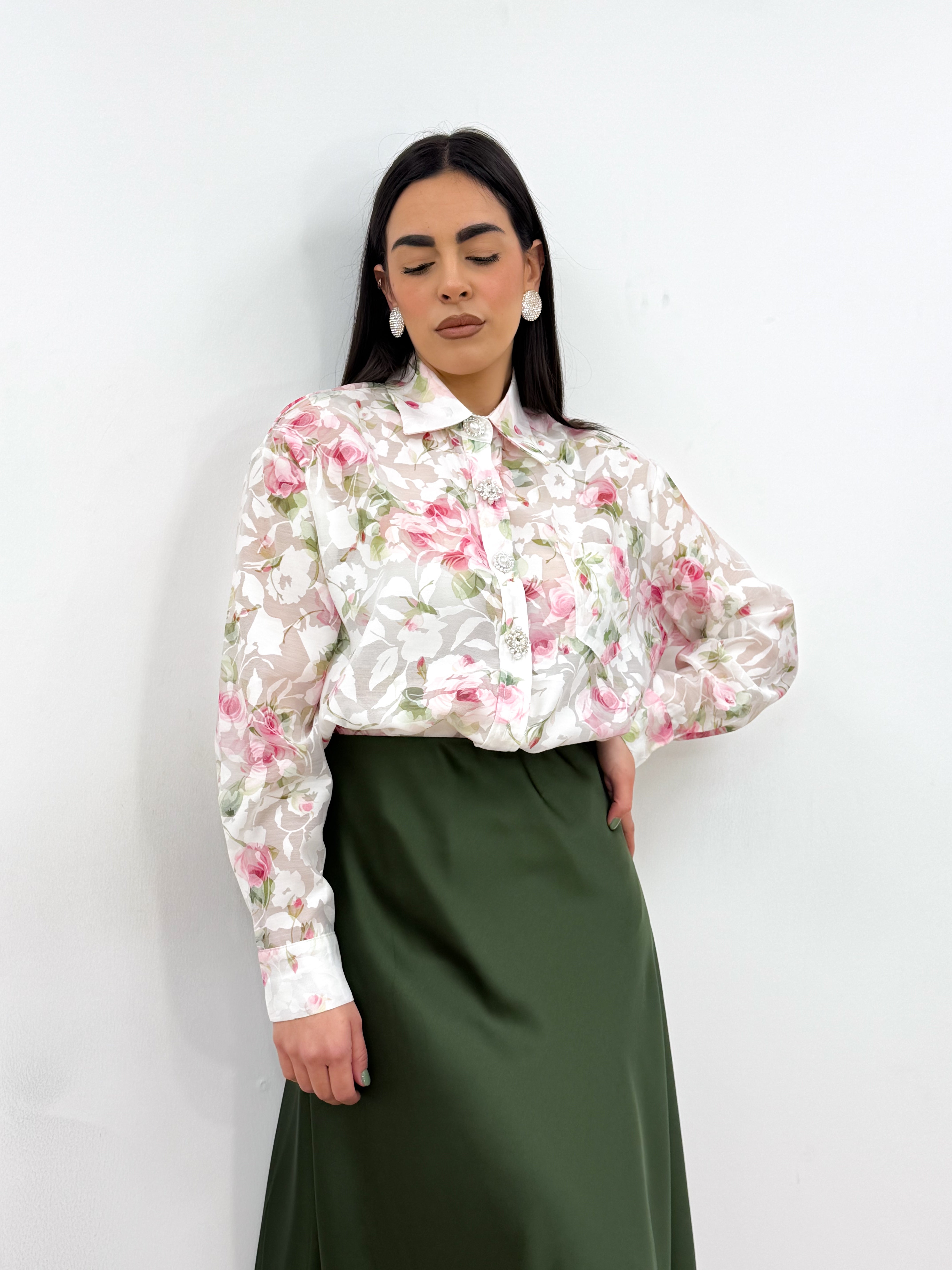 Camicia PETAL SKY