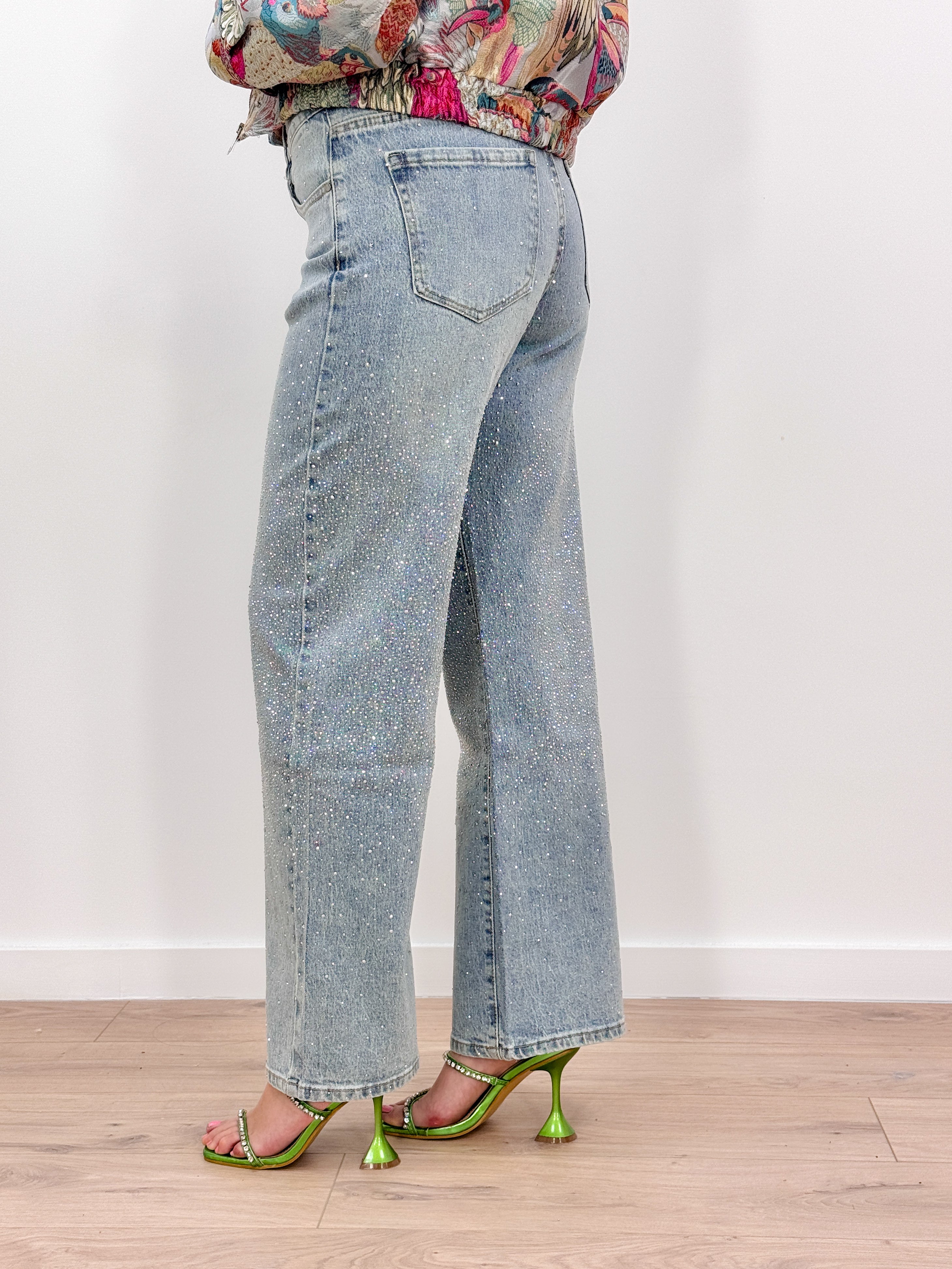 Jeans 7211 Blu Strass