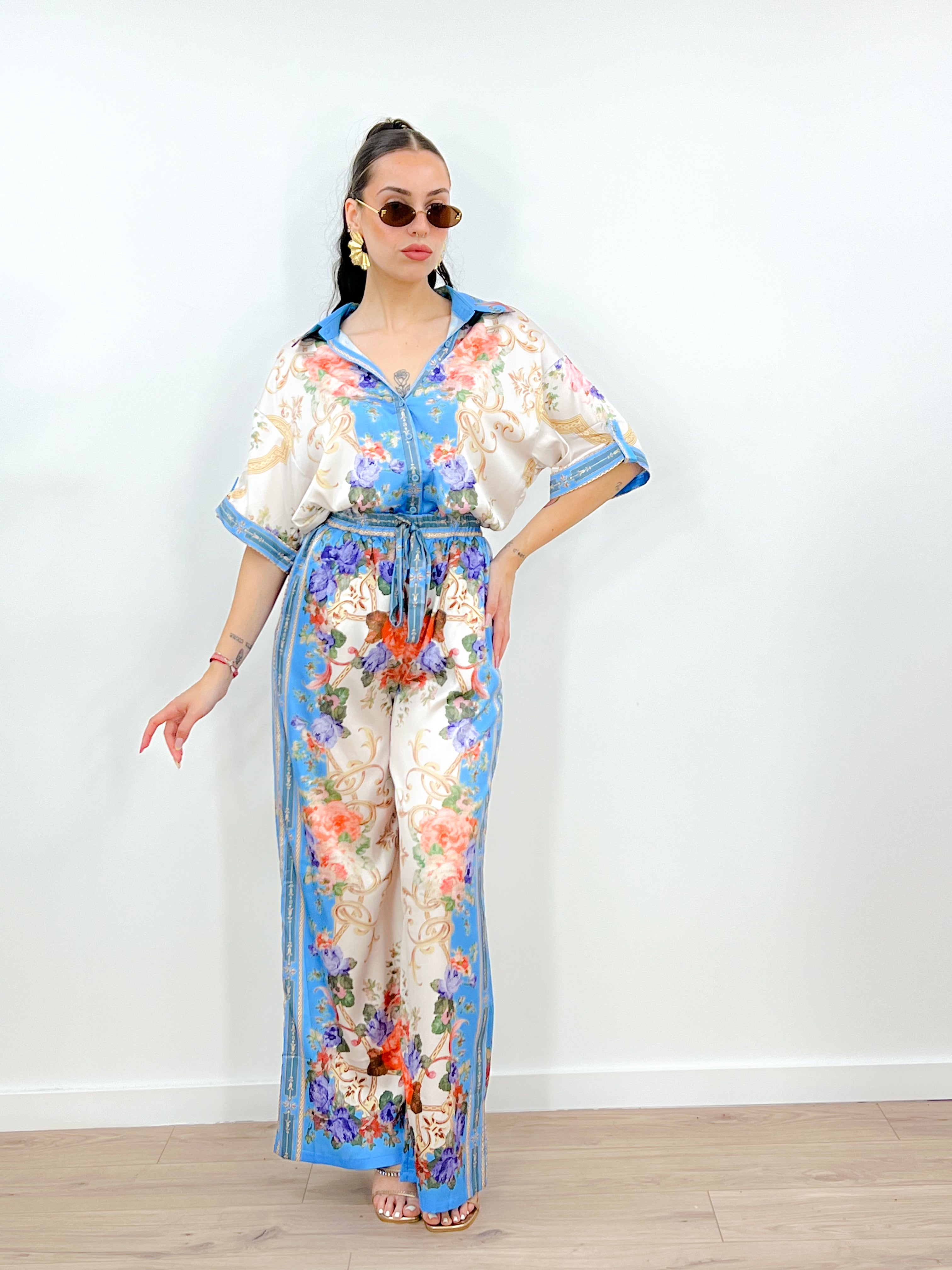 Coordinato India AZZURRO