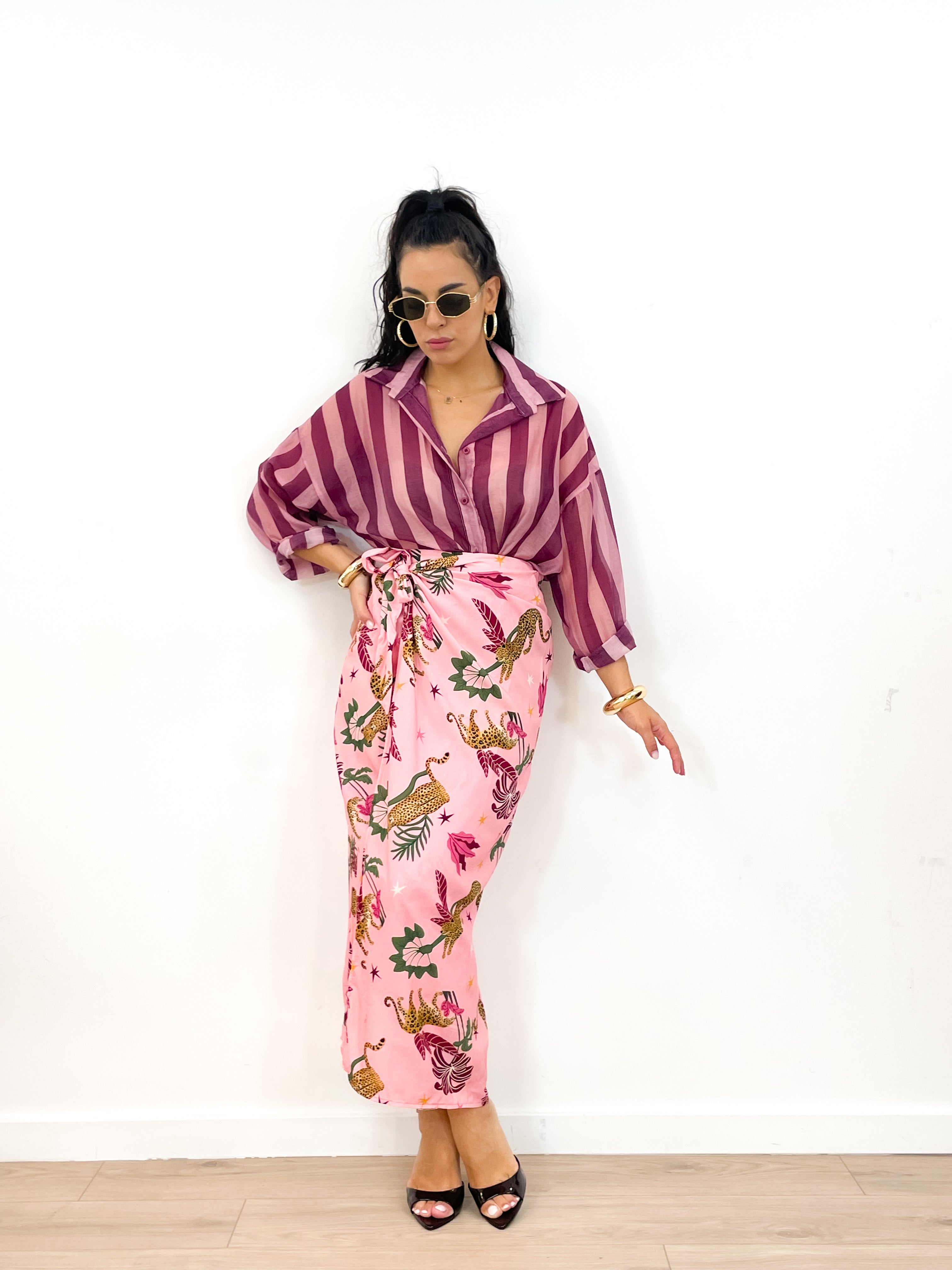 Camicia DOLL rosa/malva